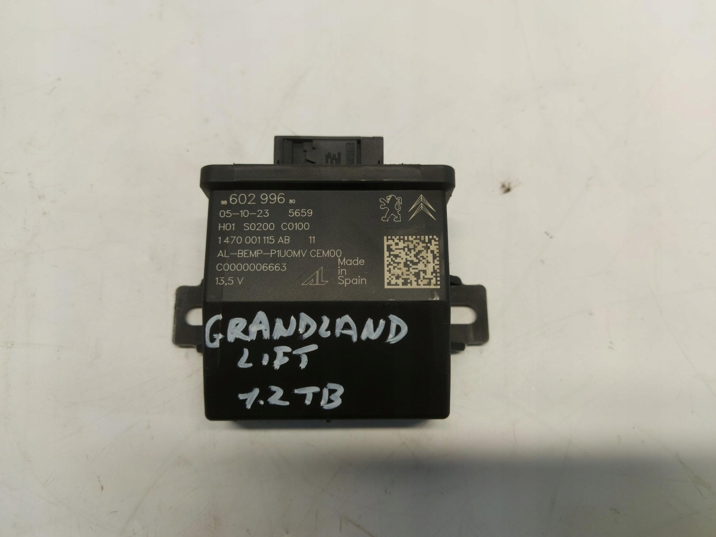 Opel Grandland LIFT module control unit 1.2thp