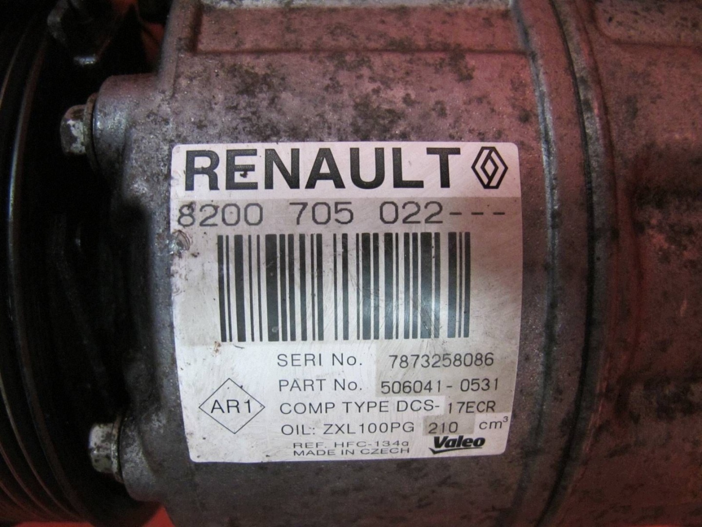 RENAULT ESPACE 4 IV 2.0 DCI M9R760 TRAFIC II SCENIC II compressor compressor;