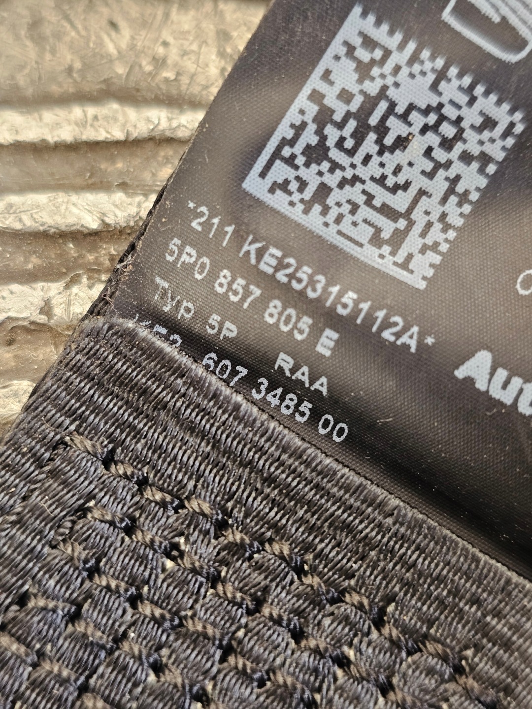Seat Altea XL Gurten Sicherheits SITZ hinten heck Prawidlowy 2014