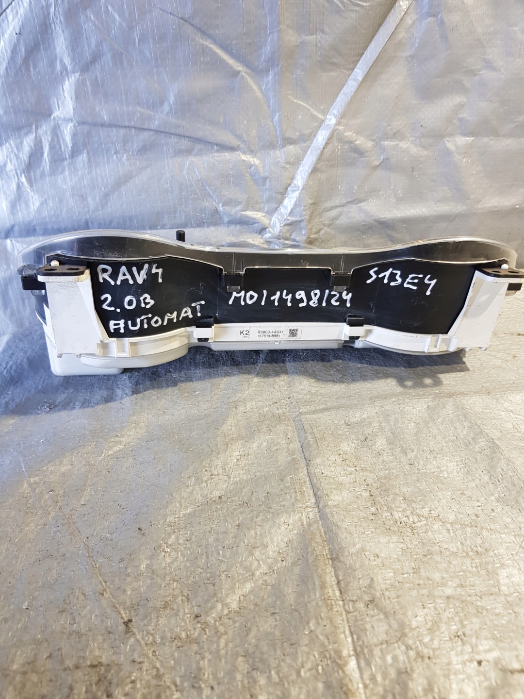 dials TOYOTA RAV 4 2.0 B AUTOMAT