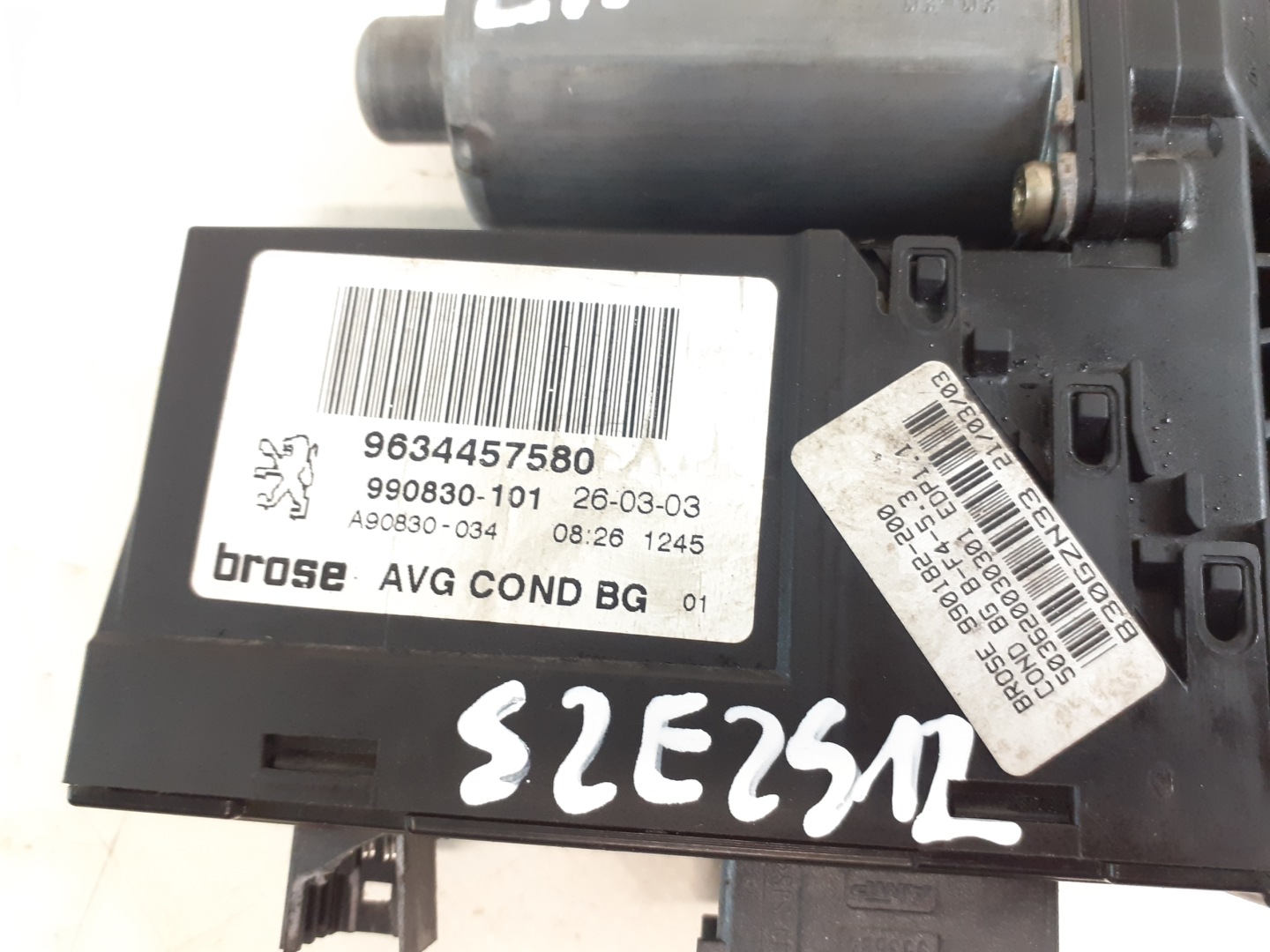 PEUGEOT 307 mini motor windows left front 9634457580