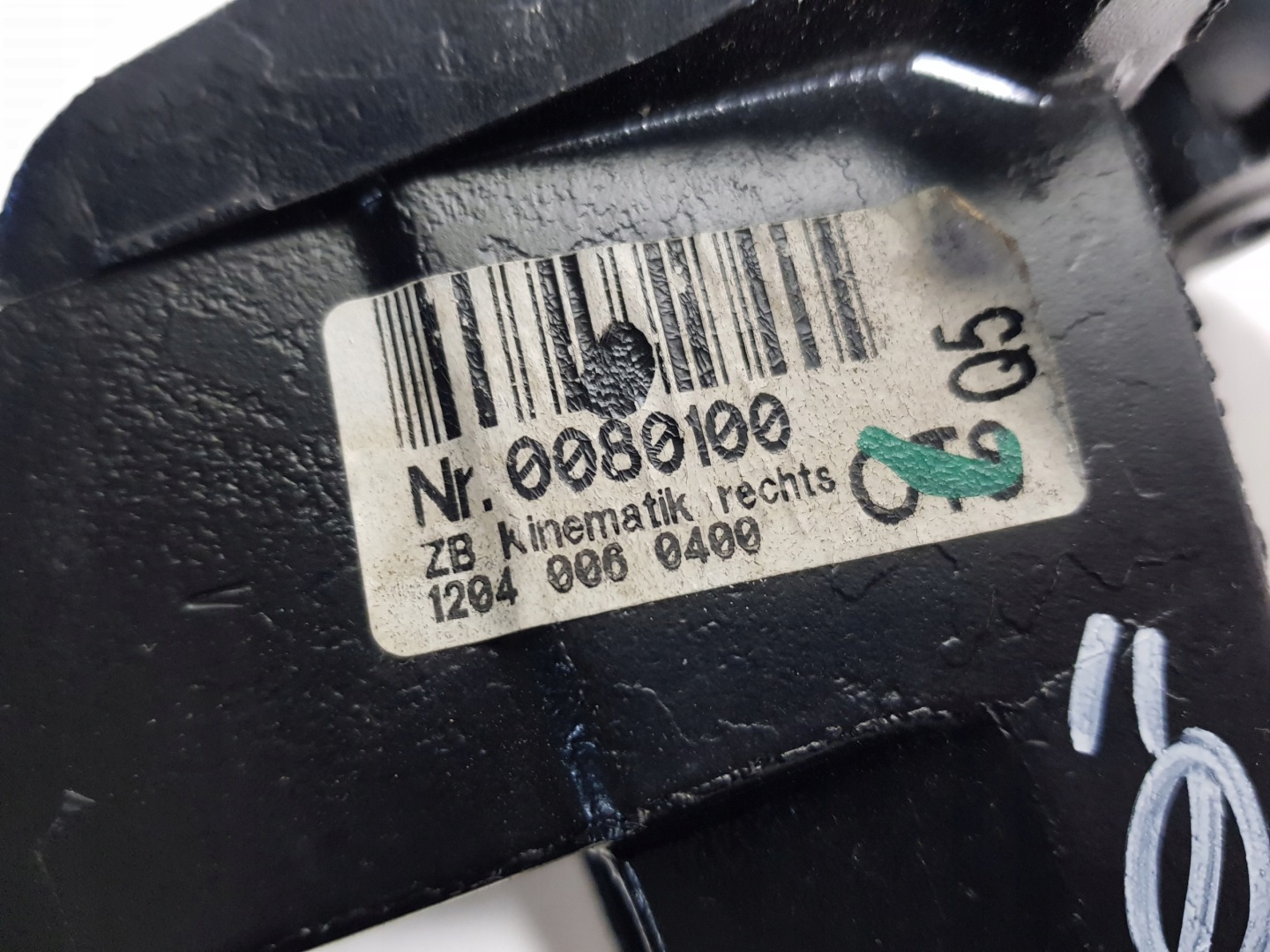 MERCEDES SL R230 W230 hinge roofs bonnet right