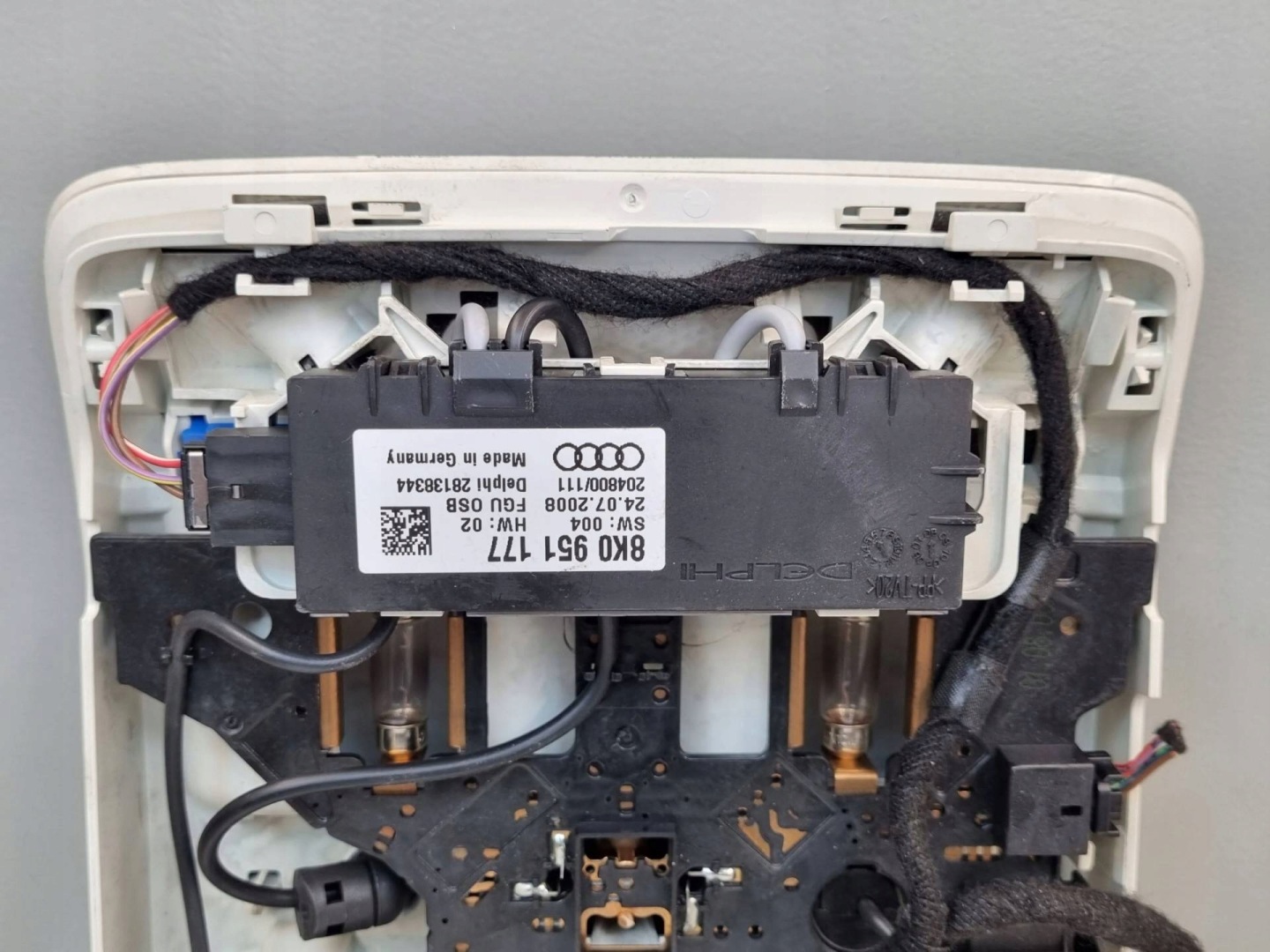 light oswietlenie cabs front Audi A5 8T 2008 8T0947135B