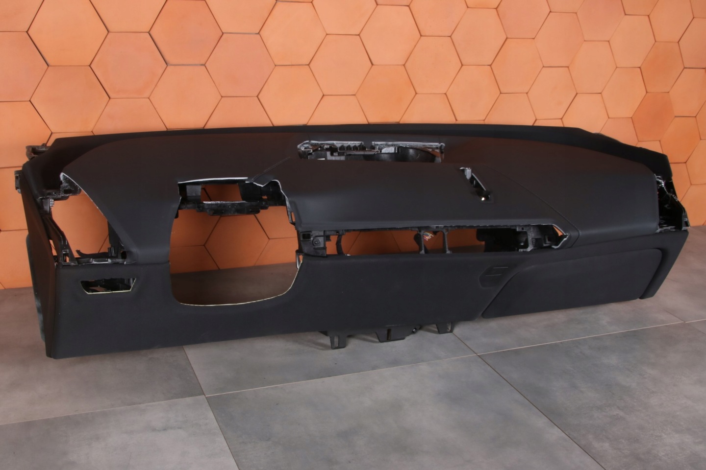 BMW iX I20 originál dashboard instrument panel console leather black HEAD UP
