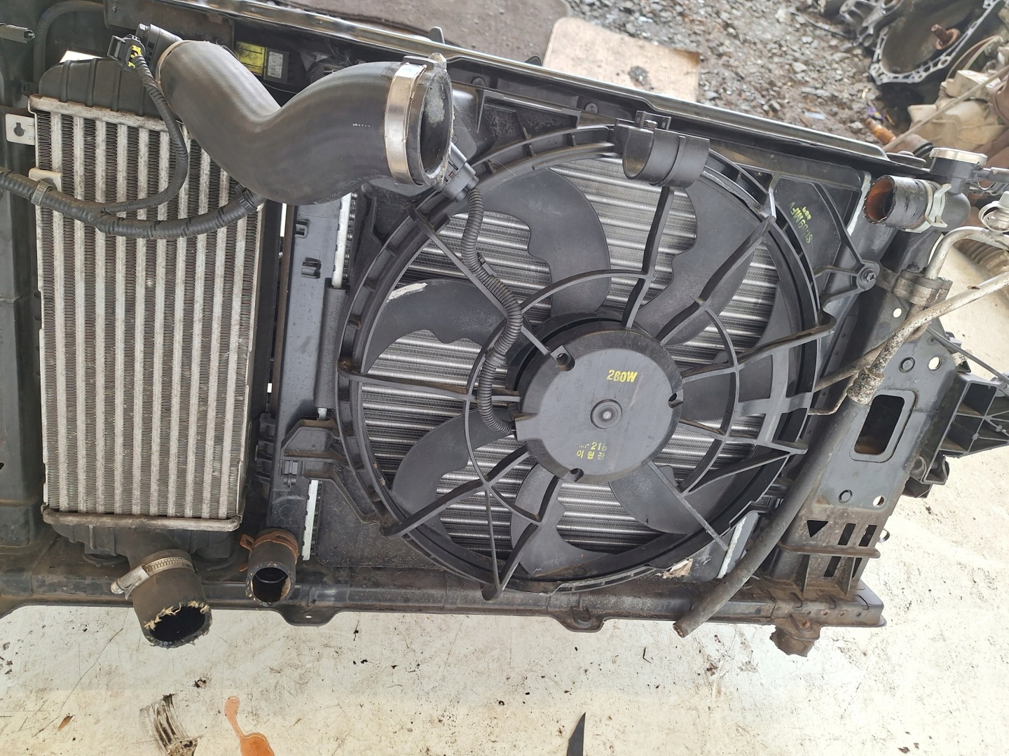 HYUNDAI I40 LIFT 15-> support panel for radiators 1.7 CRDI