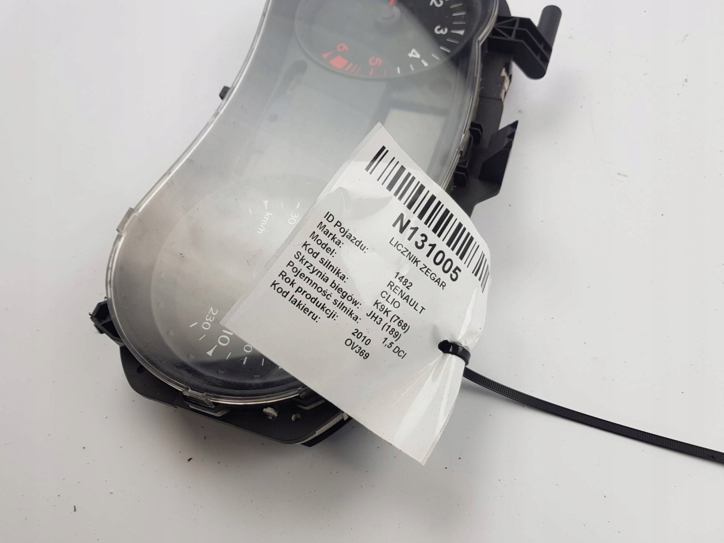 dials clock 8201060289 RENAULT CLIO III 2010R