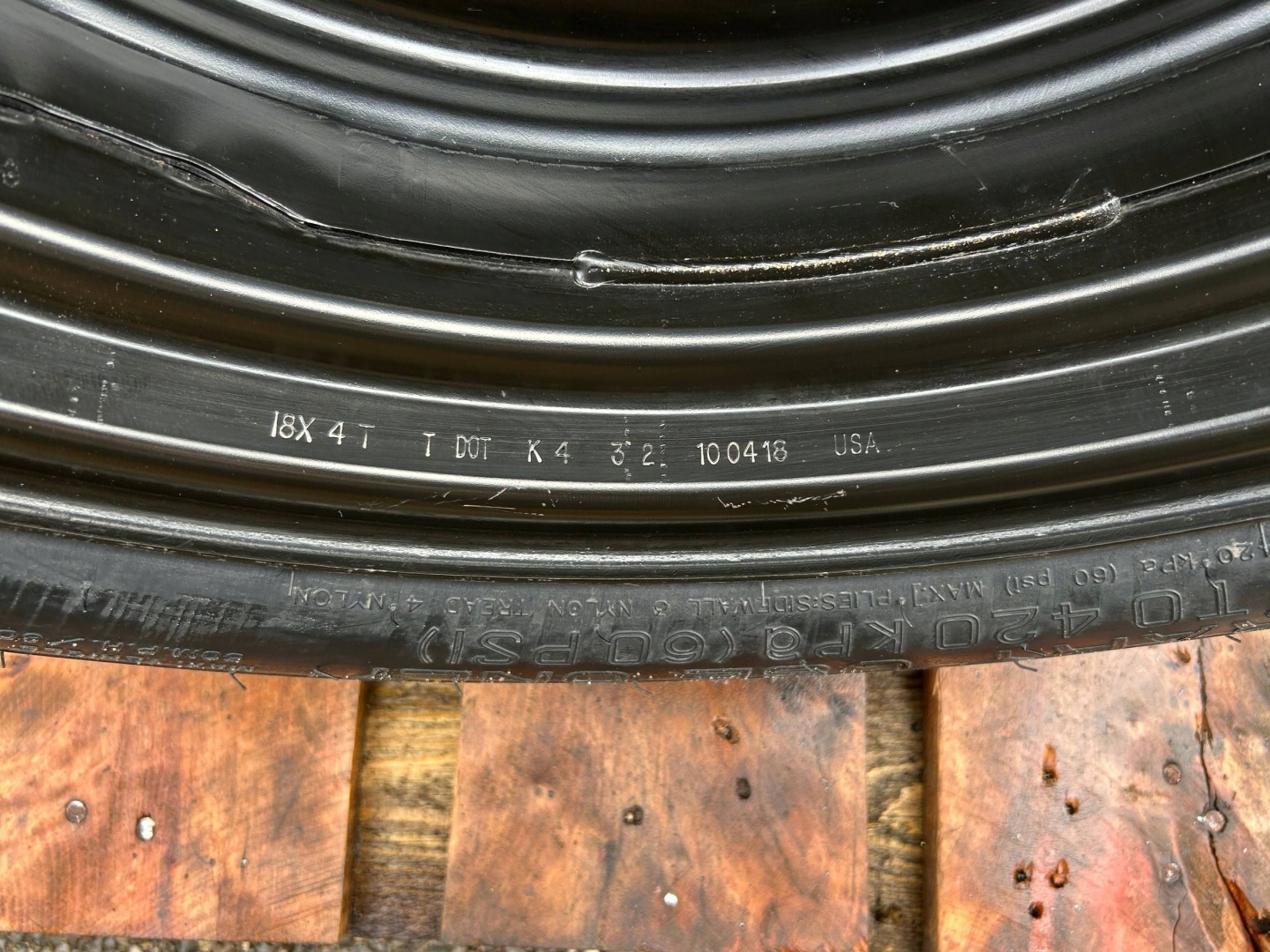 wheel spare spare 165/70/18 Ford Explorer Flex 2011