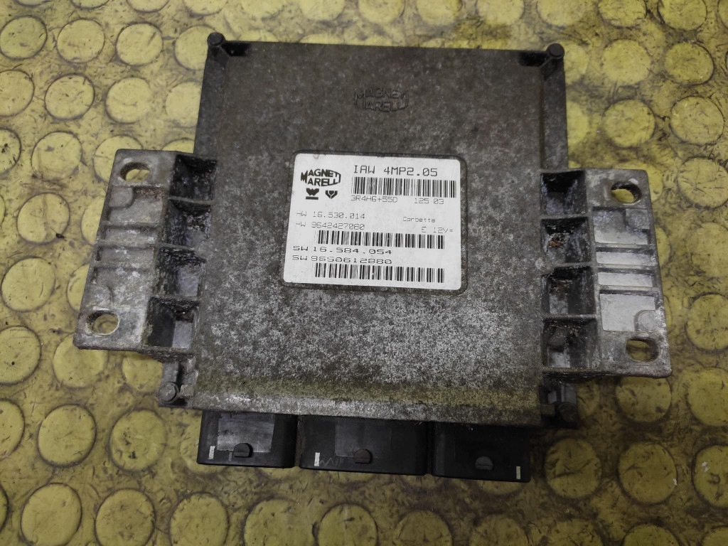 CITROEN C8 control unit of the engine 9650612880