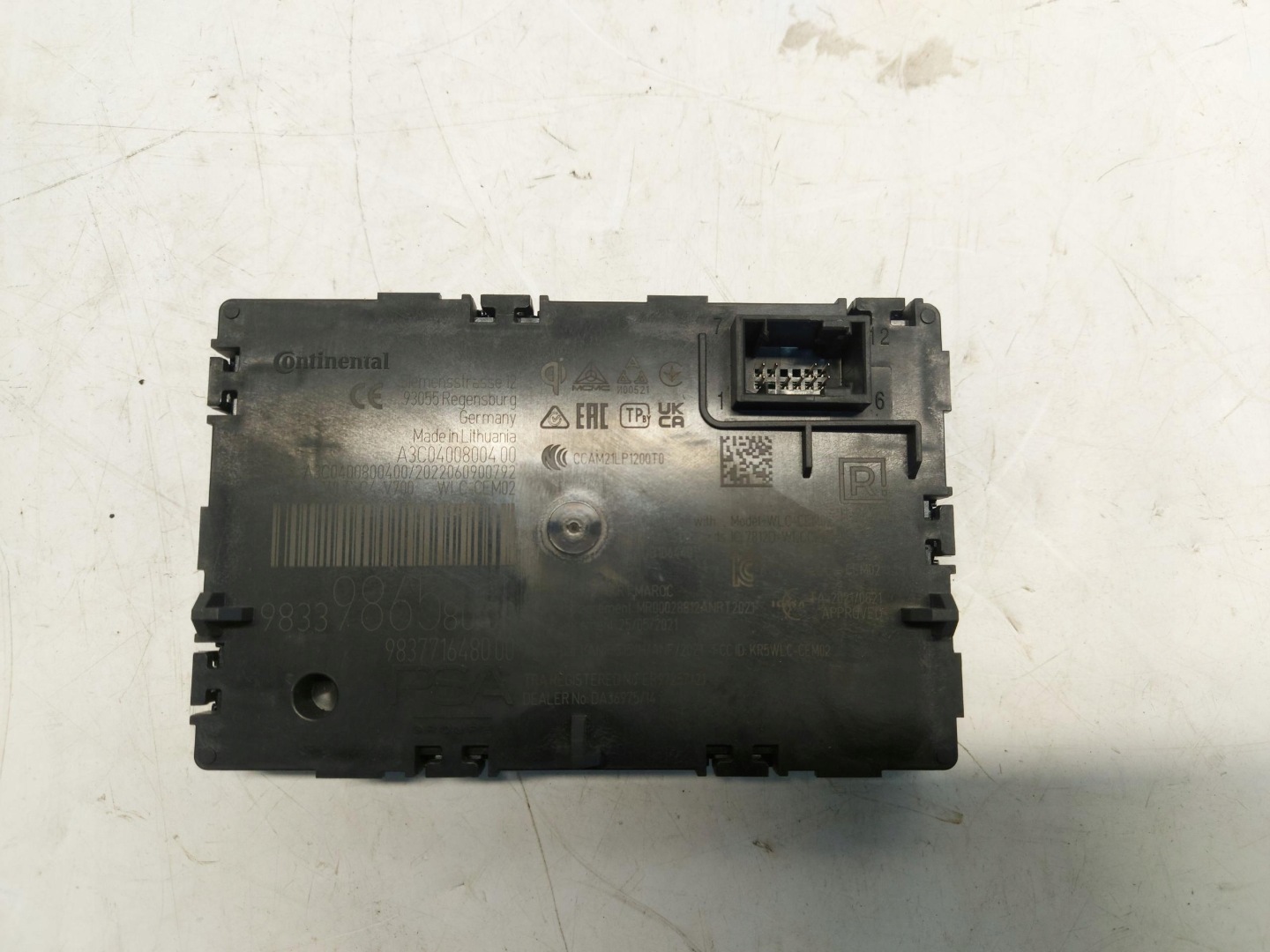 Peugeot 408 GT P54 module control unit LADOWARKI