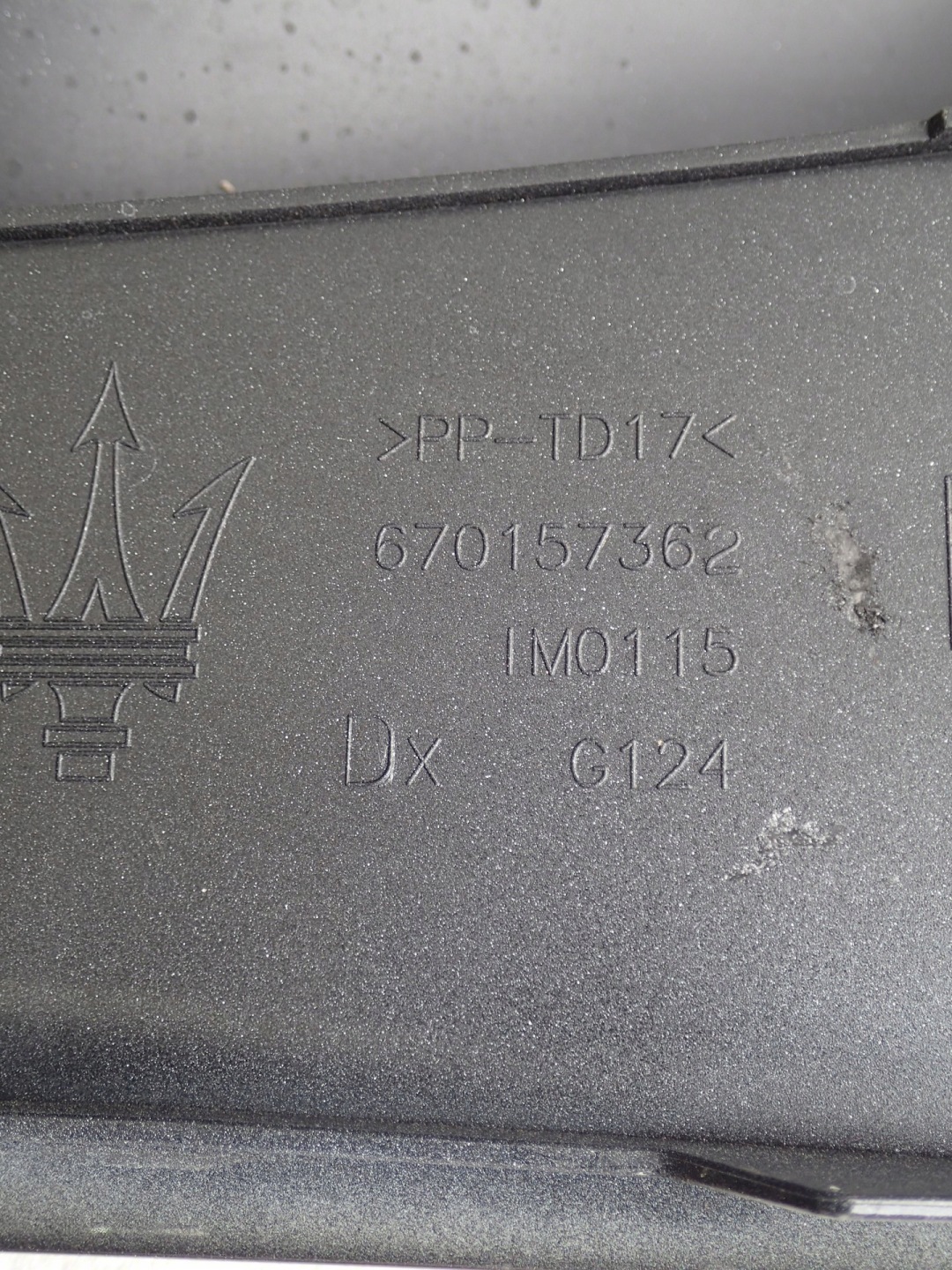 bumper rear part rear MASERATI GRECALE 2022
