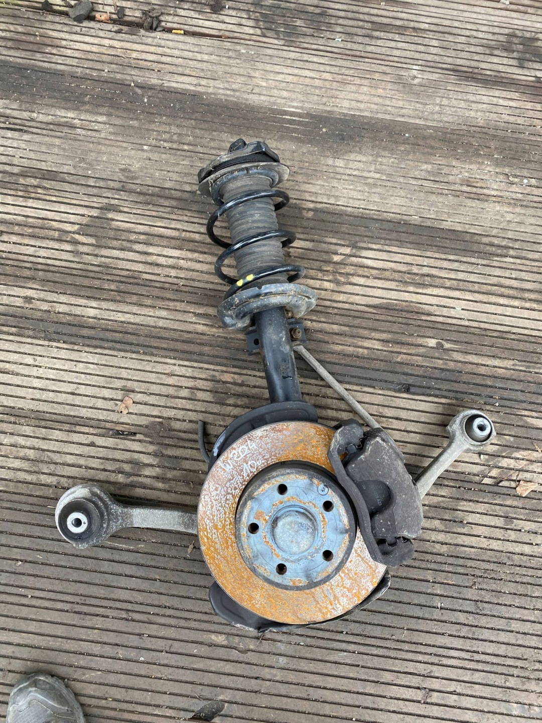 MERCEDES C W204 2.2 CDI complete McPherson swing left front