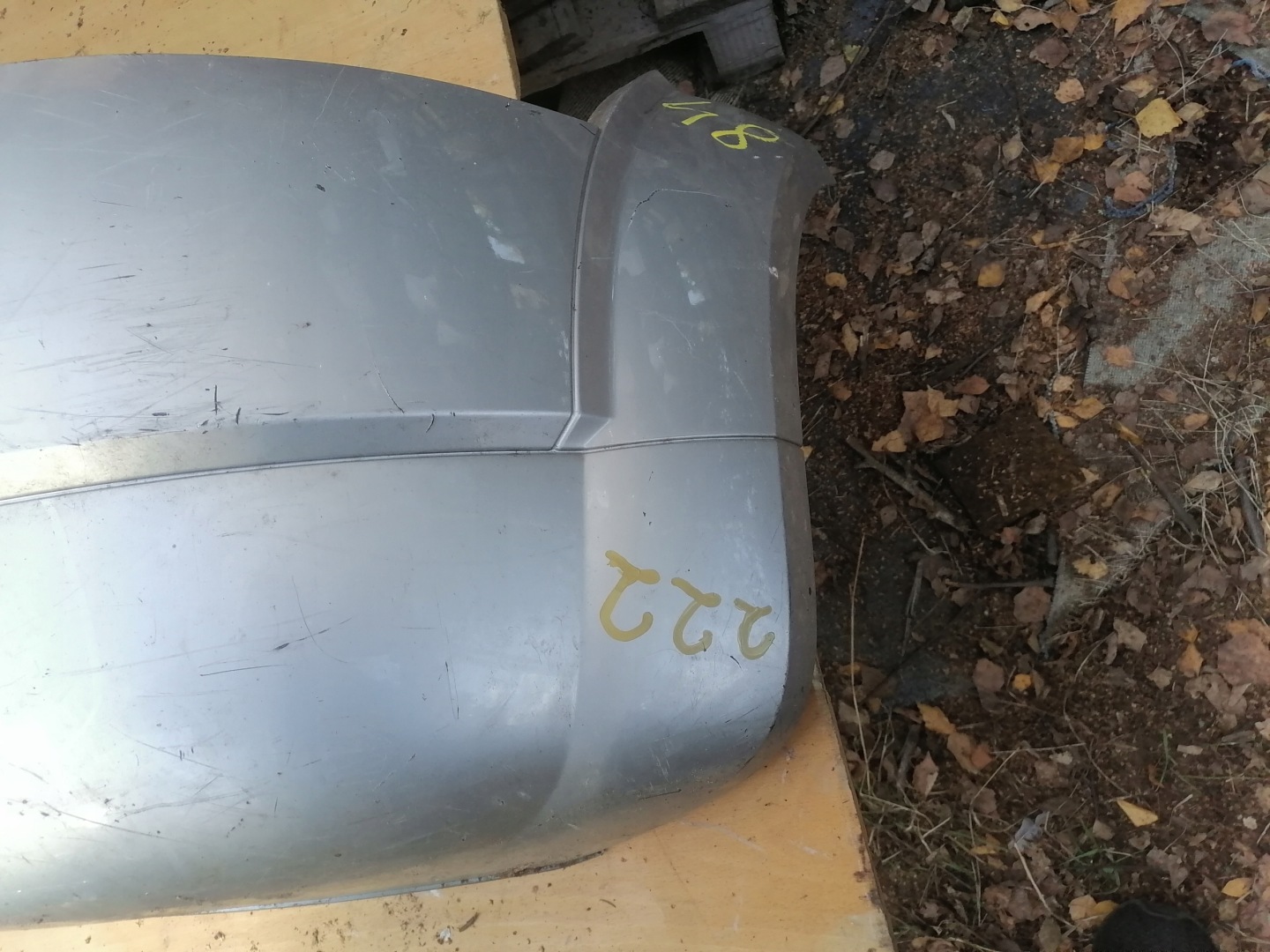 bumper rear part Audi TT 8N LY7W