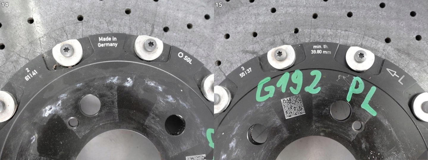 AUDI RS7 4G8 RS6 4G0 C7 disc CERAMICZNA front left 420x40 (only 70 KM)