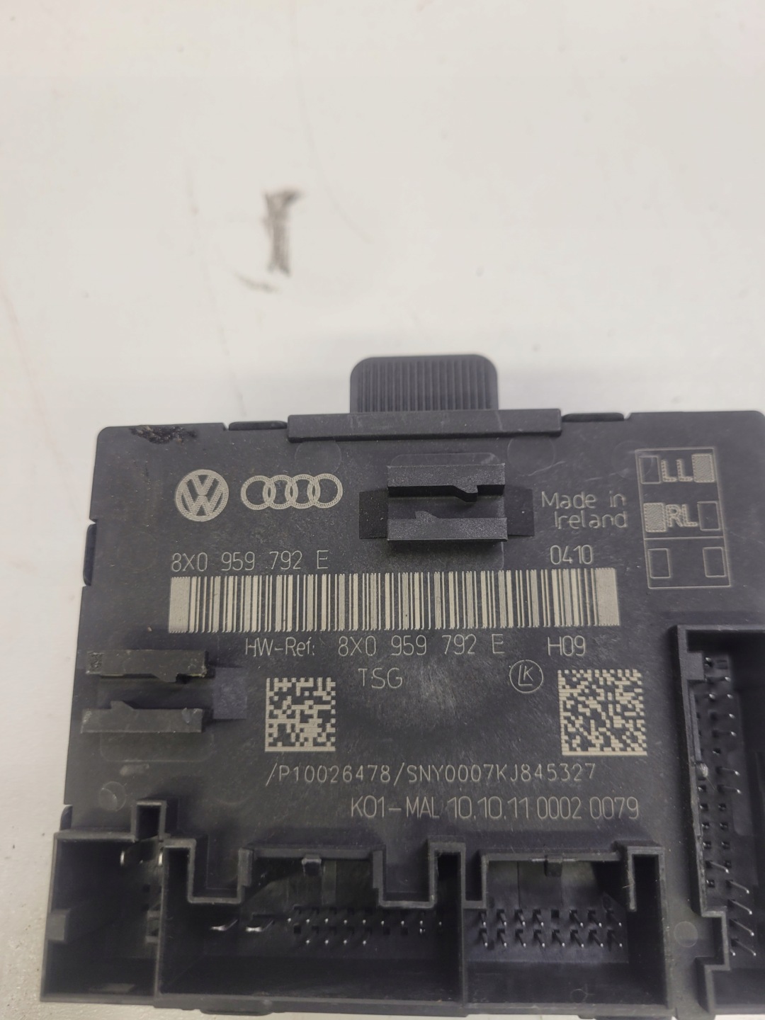 module control unit door AUDI A1 8X Q3 8U 8X0959792E