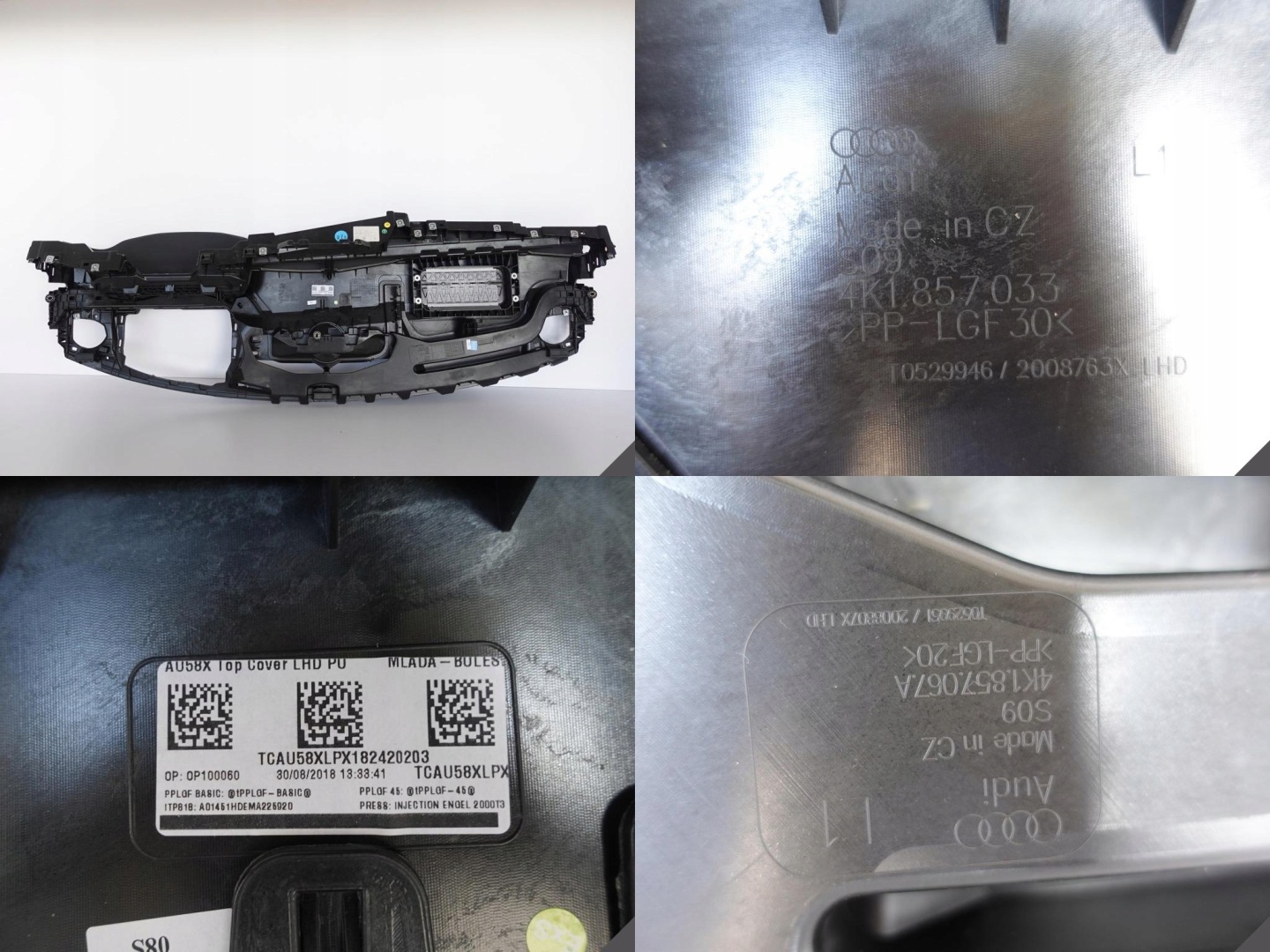 AUDI A6 S6 4K0 A7 S7 4K8 C8 dashboard console HEADUP