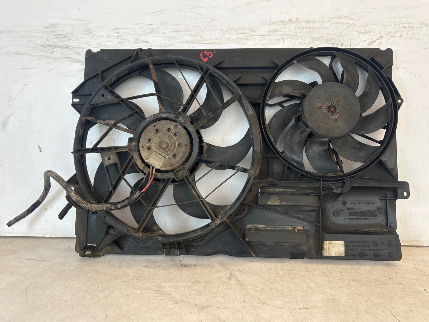 obal ventylátora ventilátor Volkswagen T5 2.5 TDI