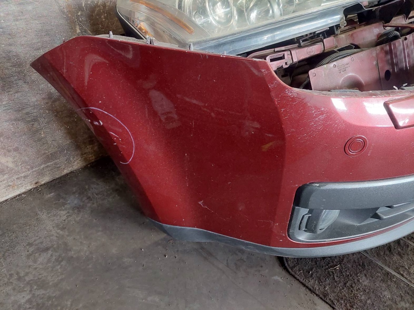 complete front bonnet bumper light XENON FORD C-MAX and 93