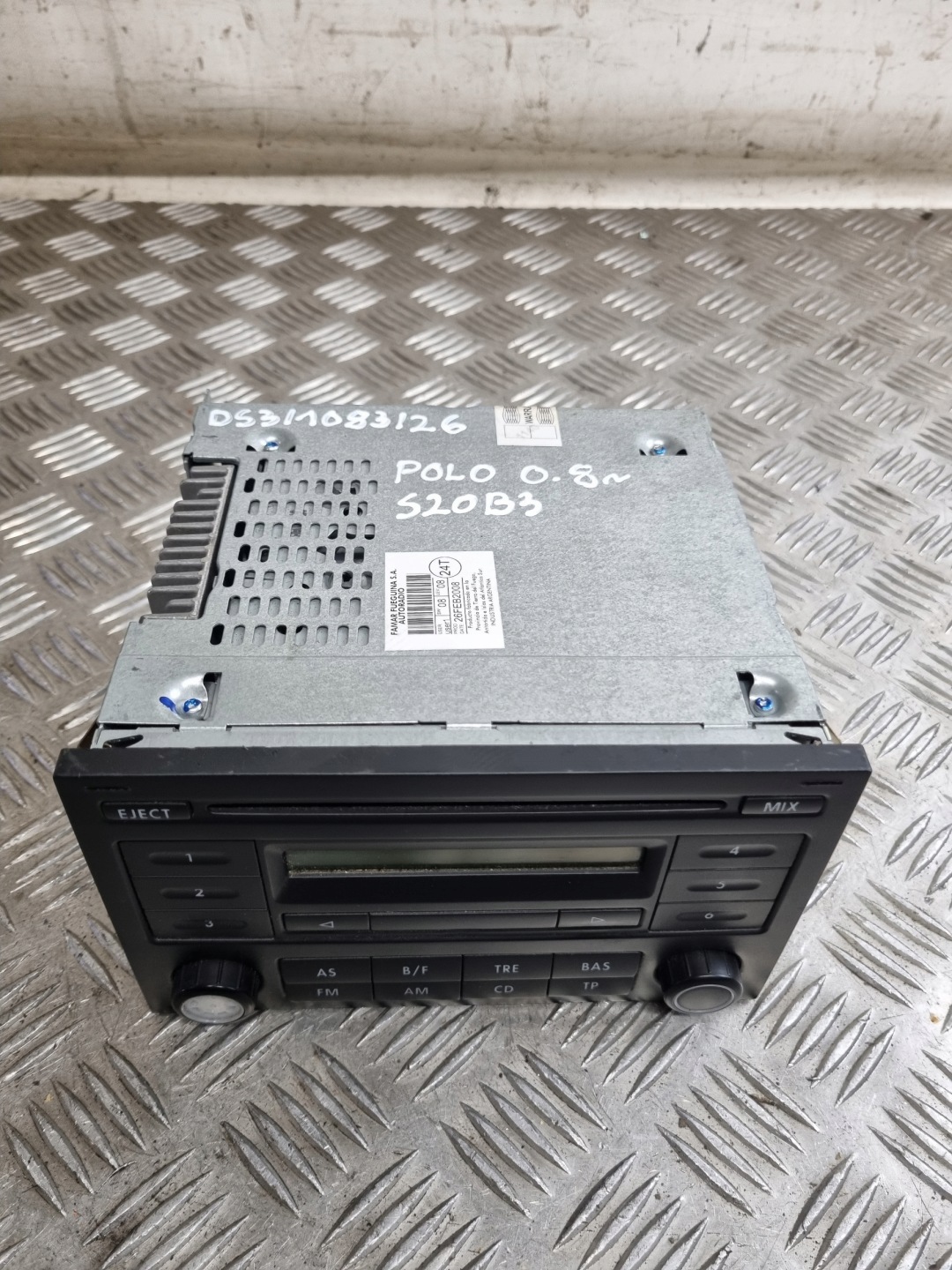 VW POLO IV RADIO CD 6Q0035152G
