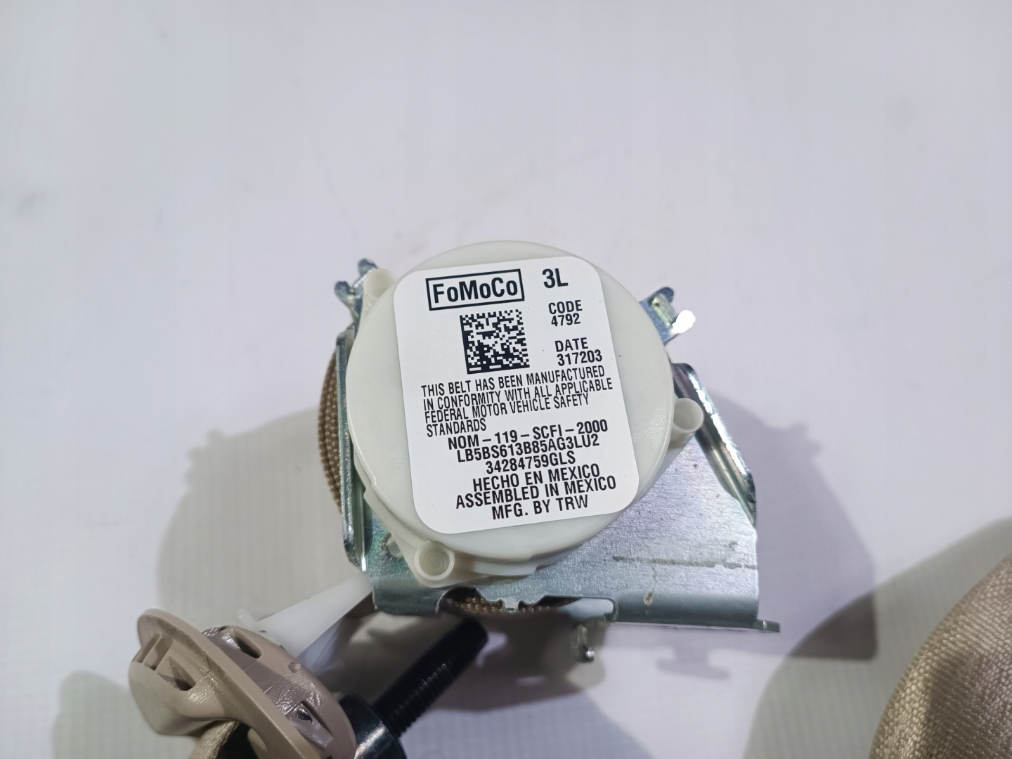 Gurten Sicherheits links heck hinten 3-rzad Ford Explorer 2020
