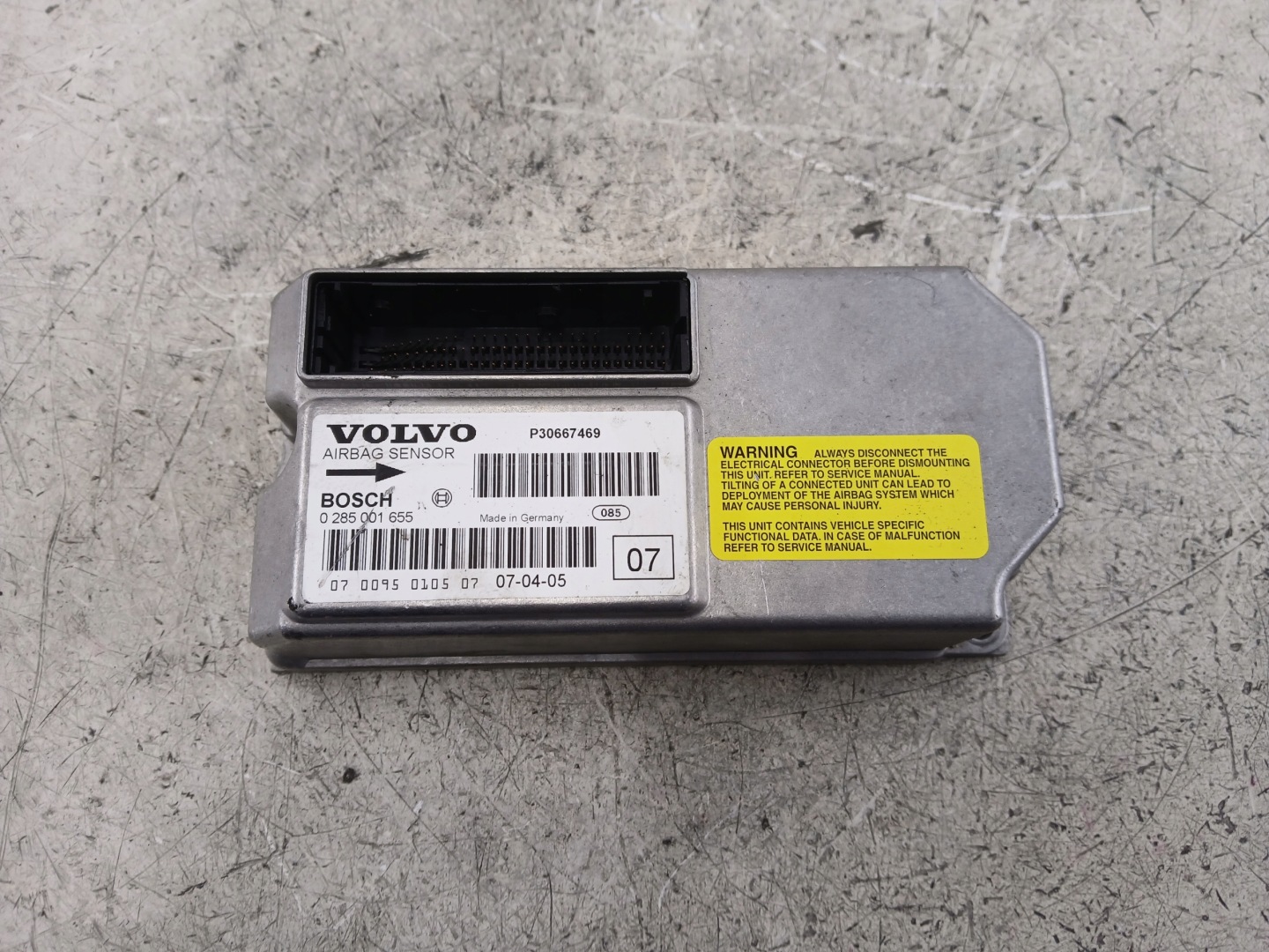 VOLVO V70 II 2.4 D5 SENSOR airbag P30667469