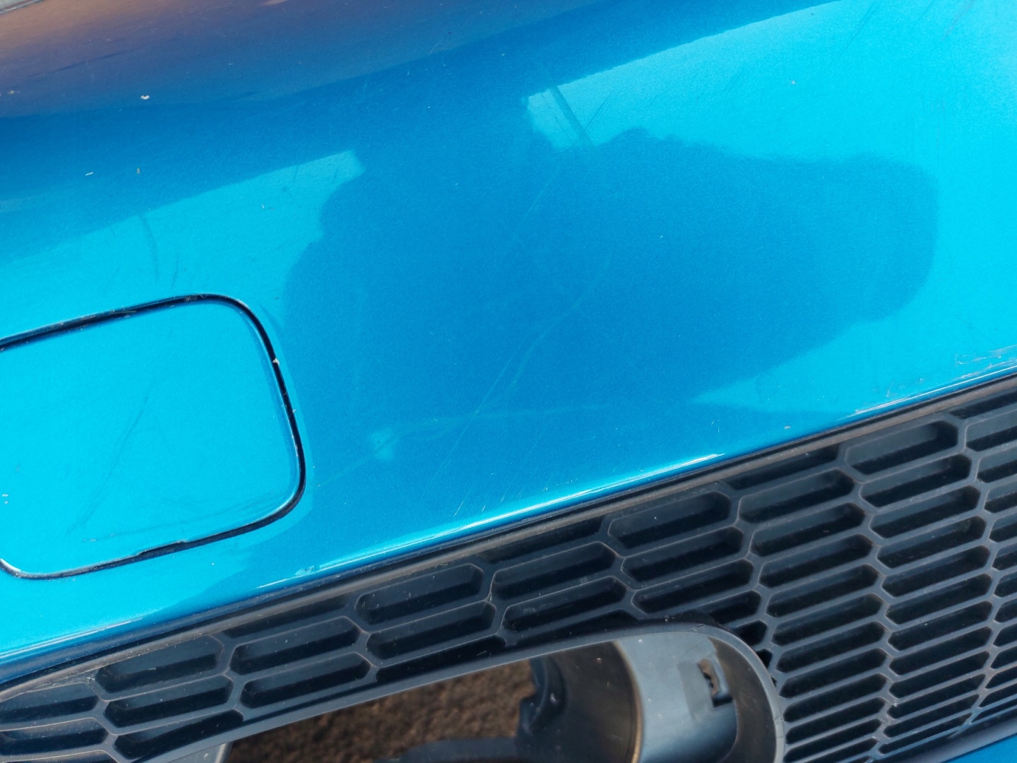 Stoßstange heck MINI COOPER R56 PDC blauer 10r