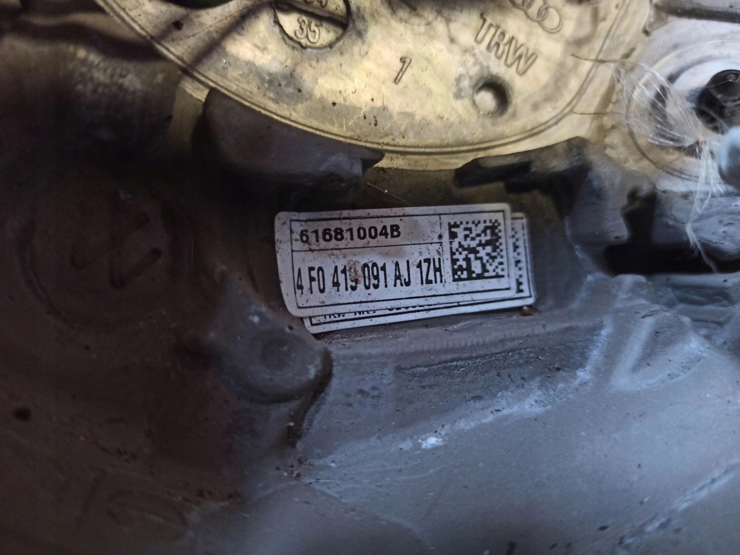 AUDI A6 C6 Volant SKORZANA MULTI Beige