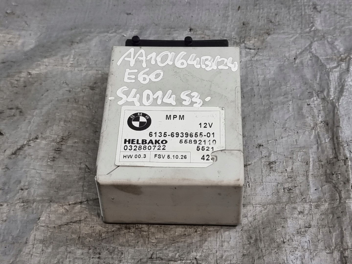 Module Unité de contrôle POMPY Carburant OE 6939655 BMW SERII 5 E60 530d 03r