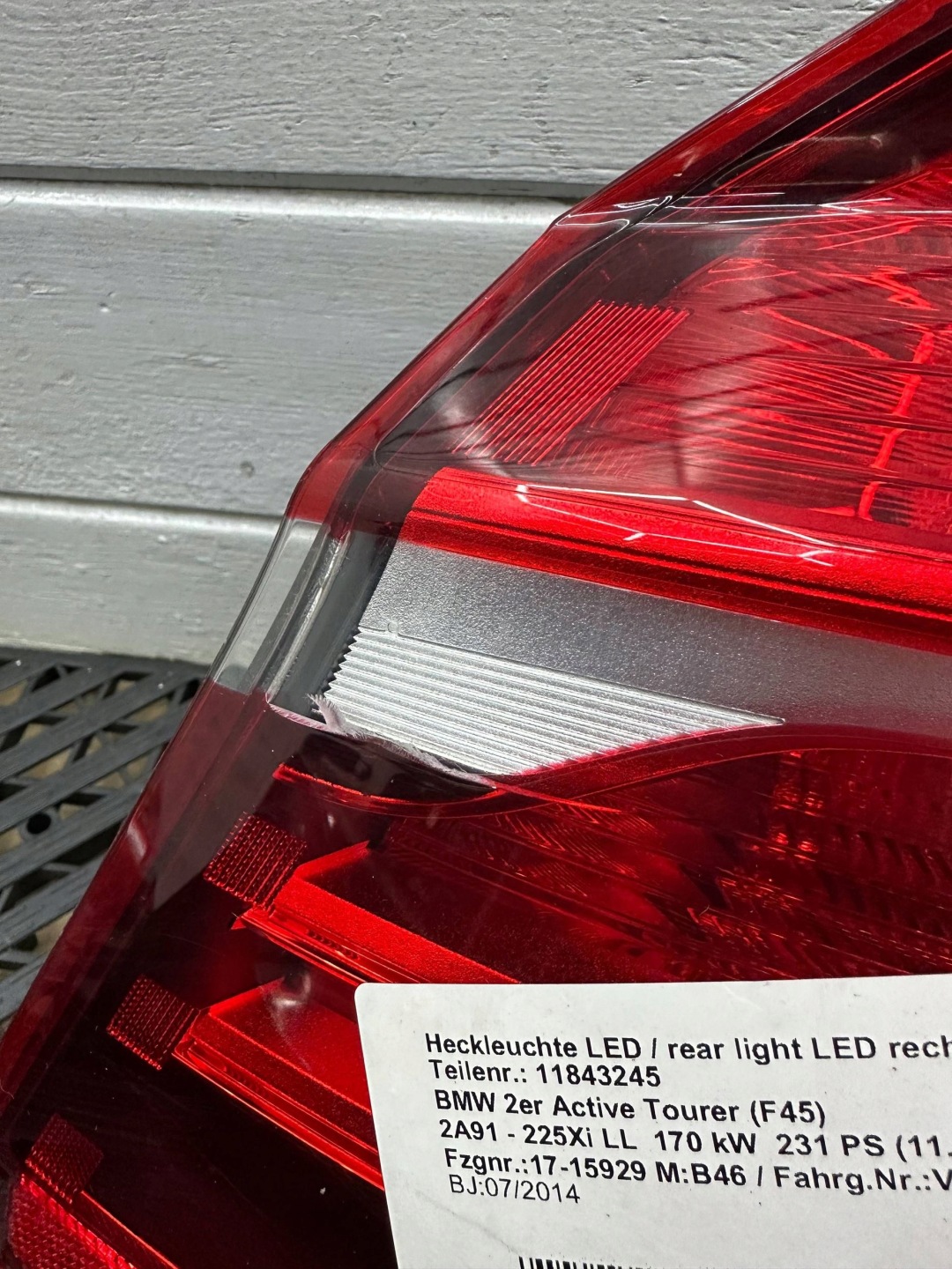 light rear BMW 2 F45 7311034