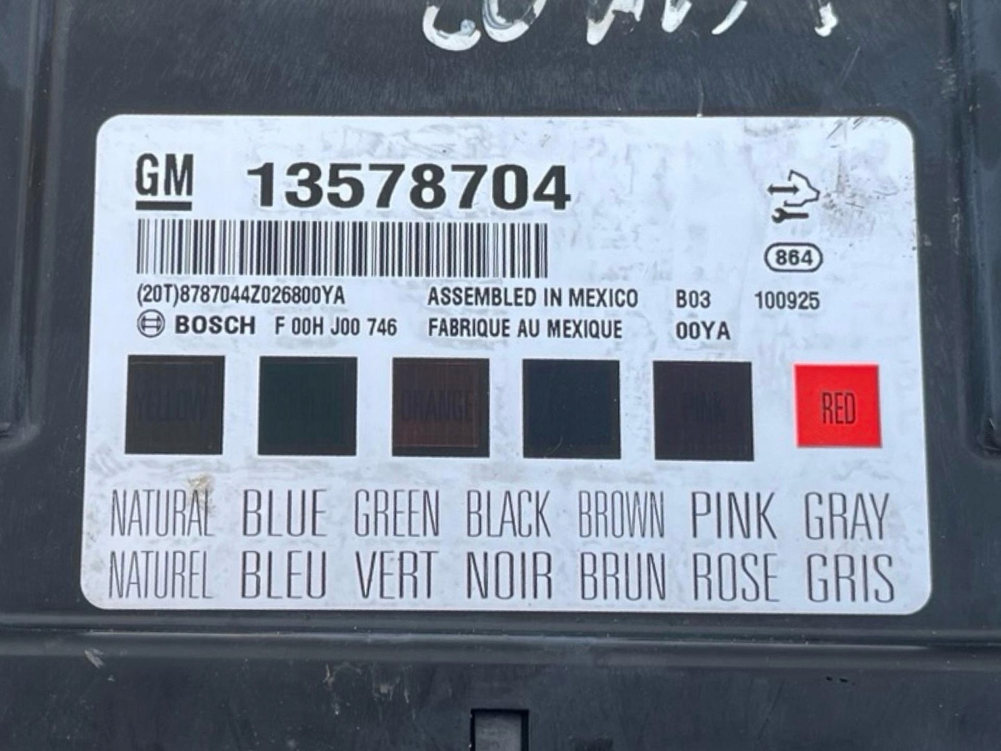 Unité commande confort Opel Insignia A 2010 13578704
