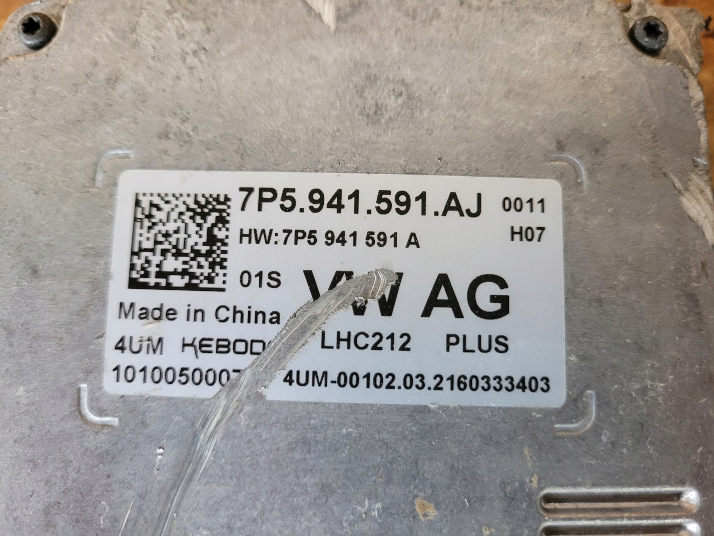control unit LED VW SKODA SEAT 7p5941591aj