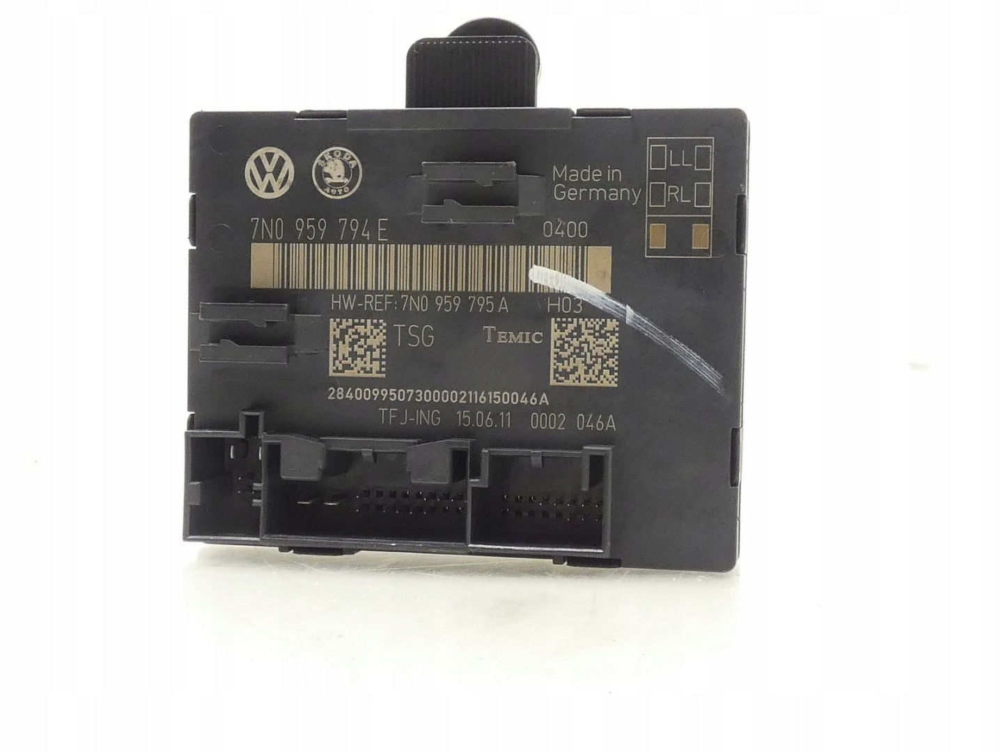module control unit computer door left rear part rear VW ALHAMBRA SHARAN 7N0959794E