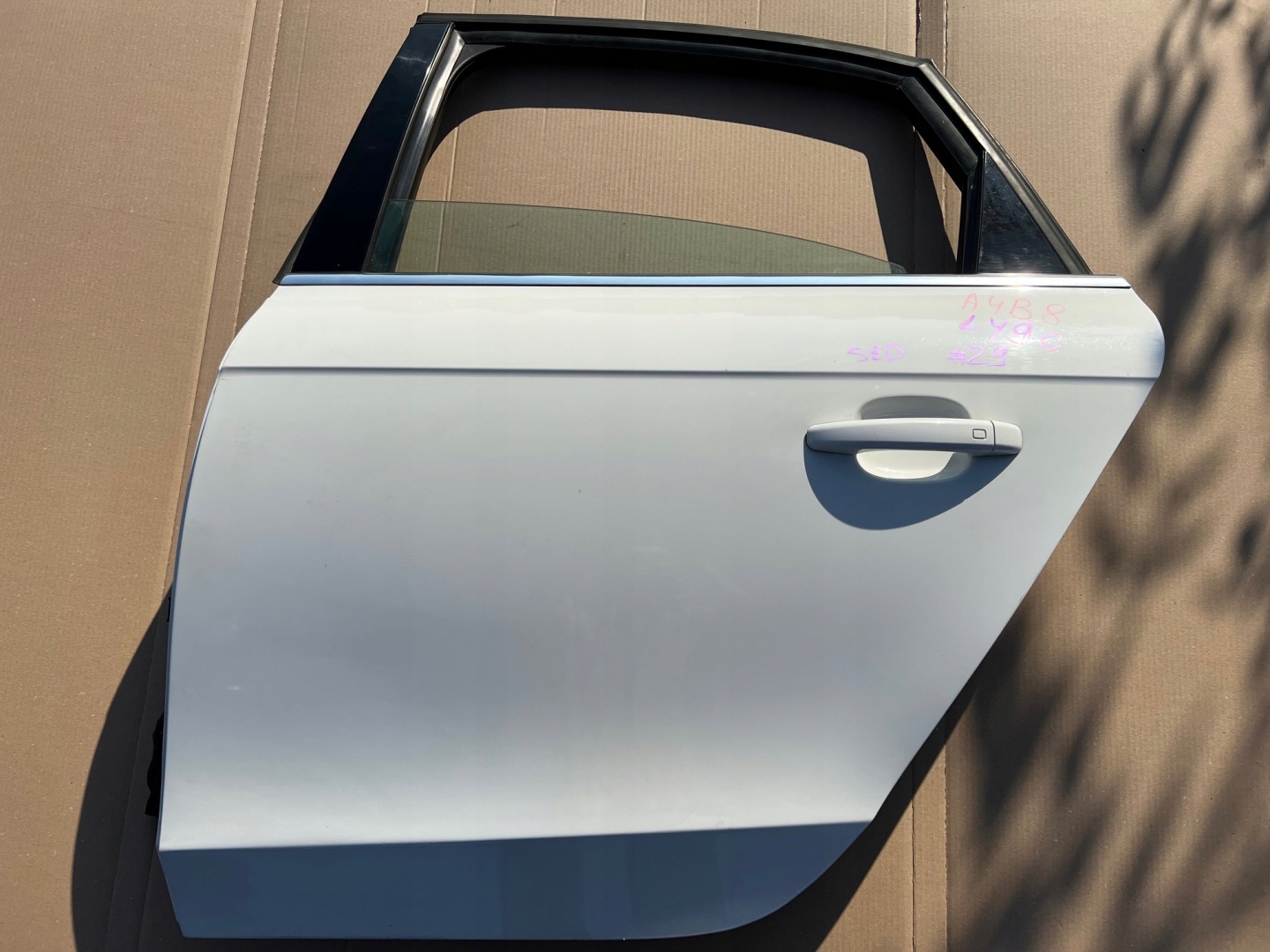 AUDI A4 B8 sedan door left rear part left rear. LY9C