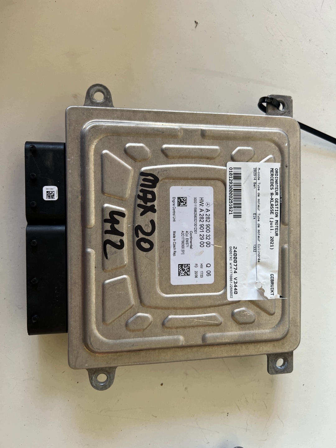 MERCEDES A KLASA 2021 1.3 computer ECU A2829003200 A2829012900 A2C17790300