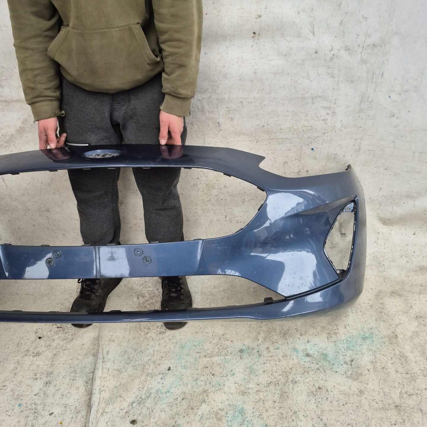 FORD FIESTA MK8 17- bumper front front without DZIUR H1BB-17K819-A