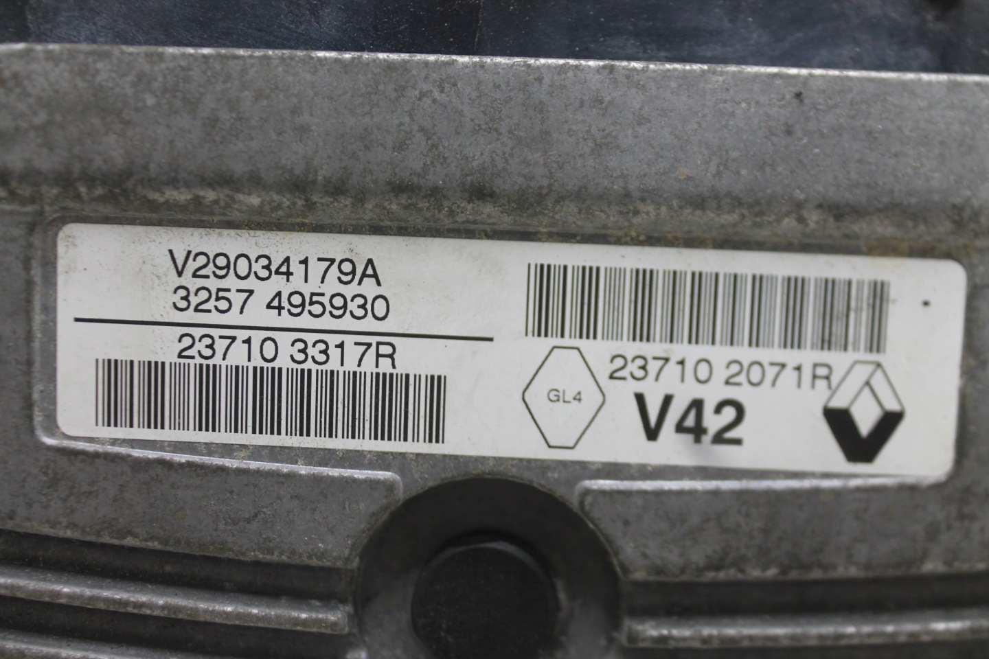 computer control unit of the engine 237103317R RENAULT CLIO IV 1.2B 12-16