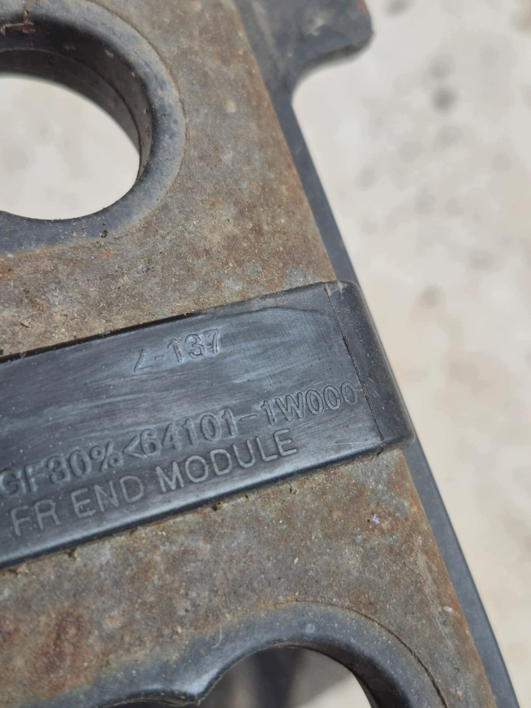 KIA RIO III 11- front body wall front pillar iron 64101-1W000