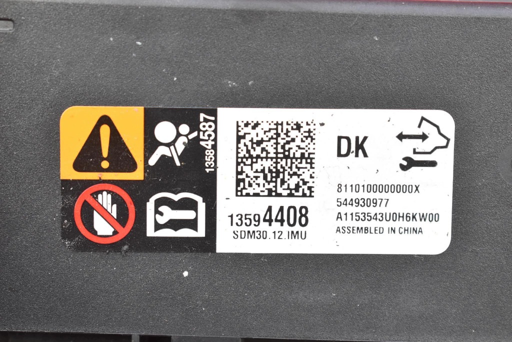 modulo SENSOR airbag airbag 13594408 OPEL MOKKA A 12-16