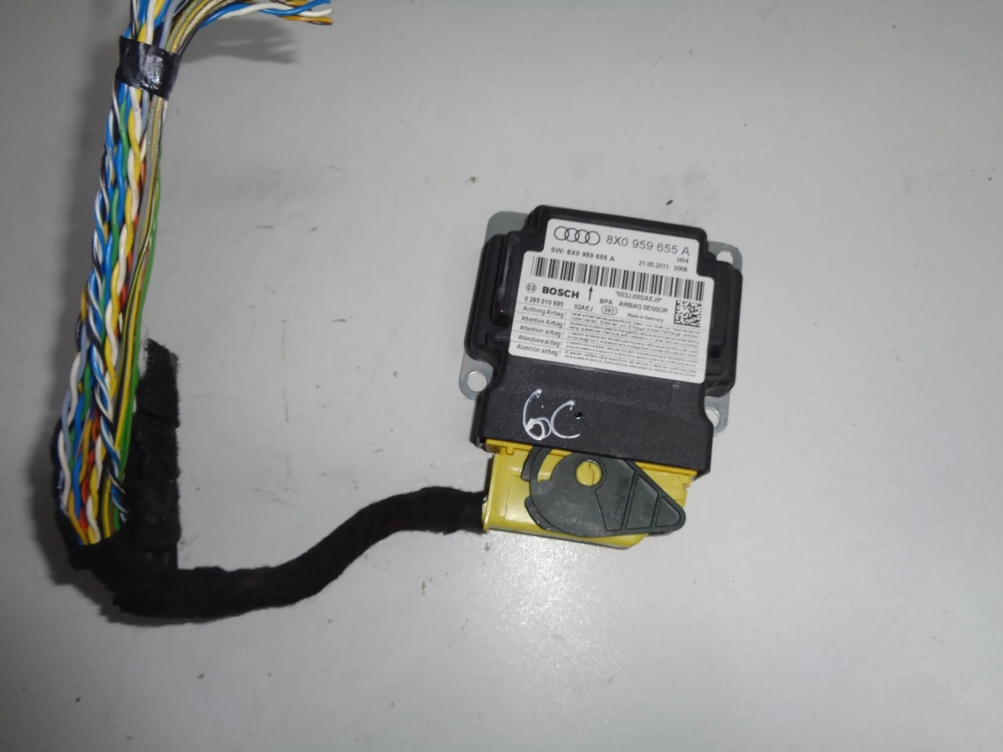 AUDI A1 8X SENSOR modul Bedienteil AIRBAG 10-18R