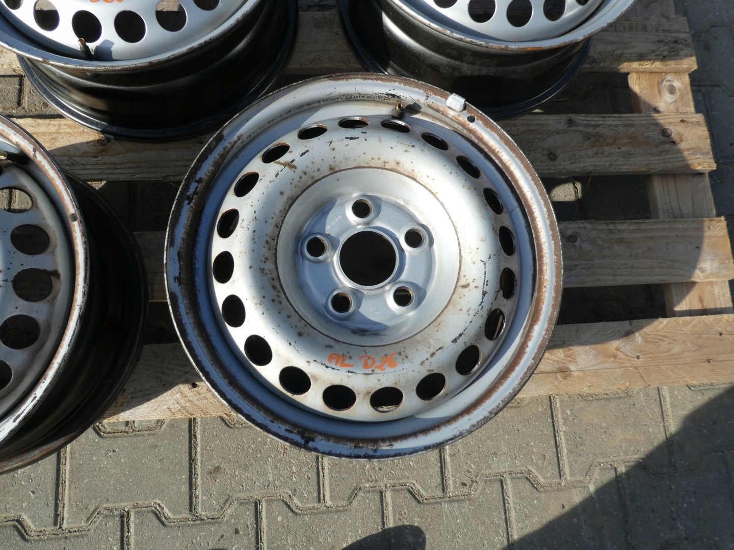VW T5 CERCHI Ferro 7H0601027D 6.5JX16 ET51