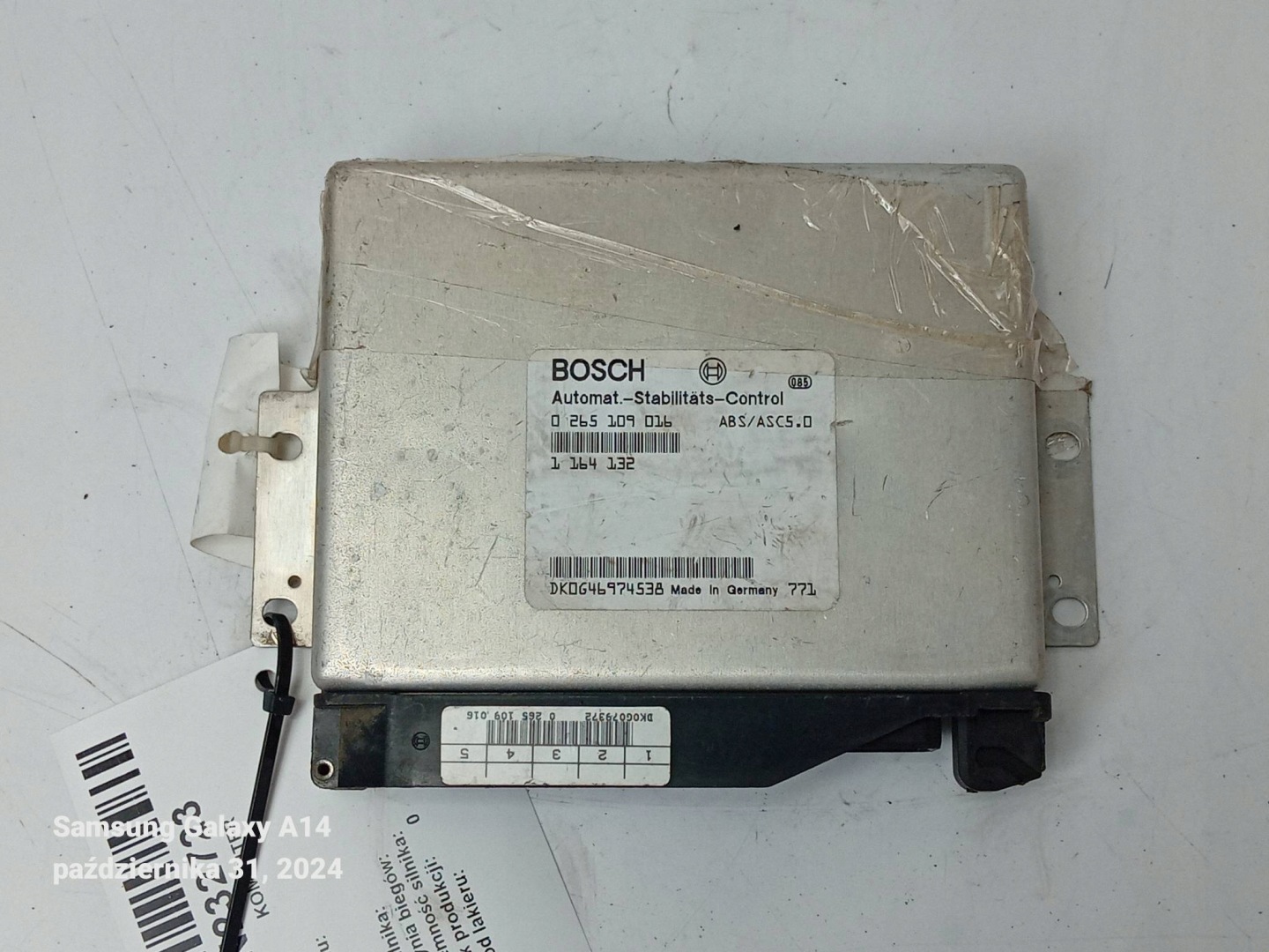 Computer 0265109016 2.5 D BMW E39