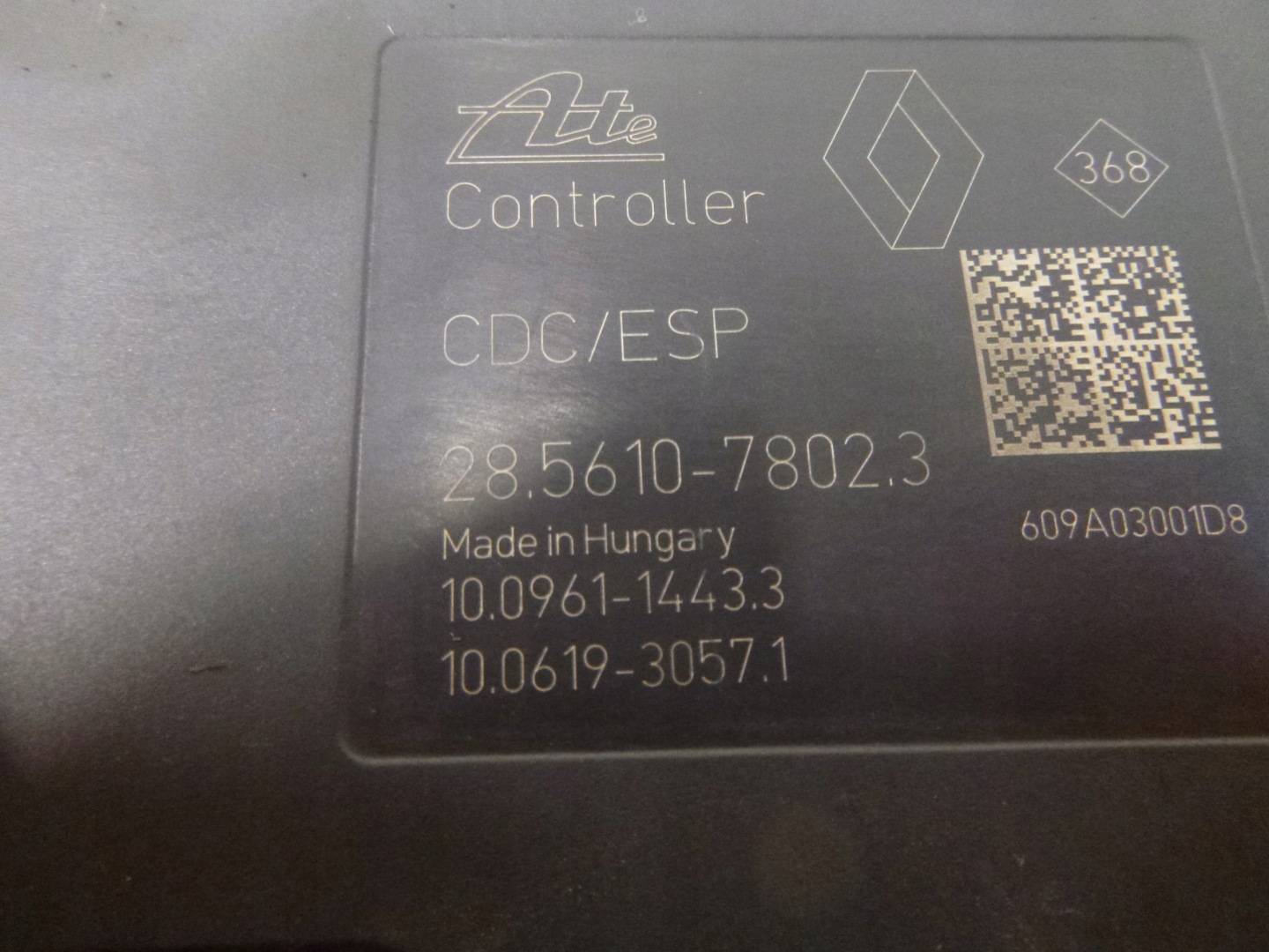 pump ABS control unit RENAULT LAGUNA III 1.5DCI 2007-2013 476602071R