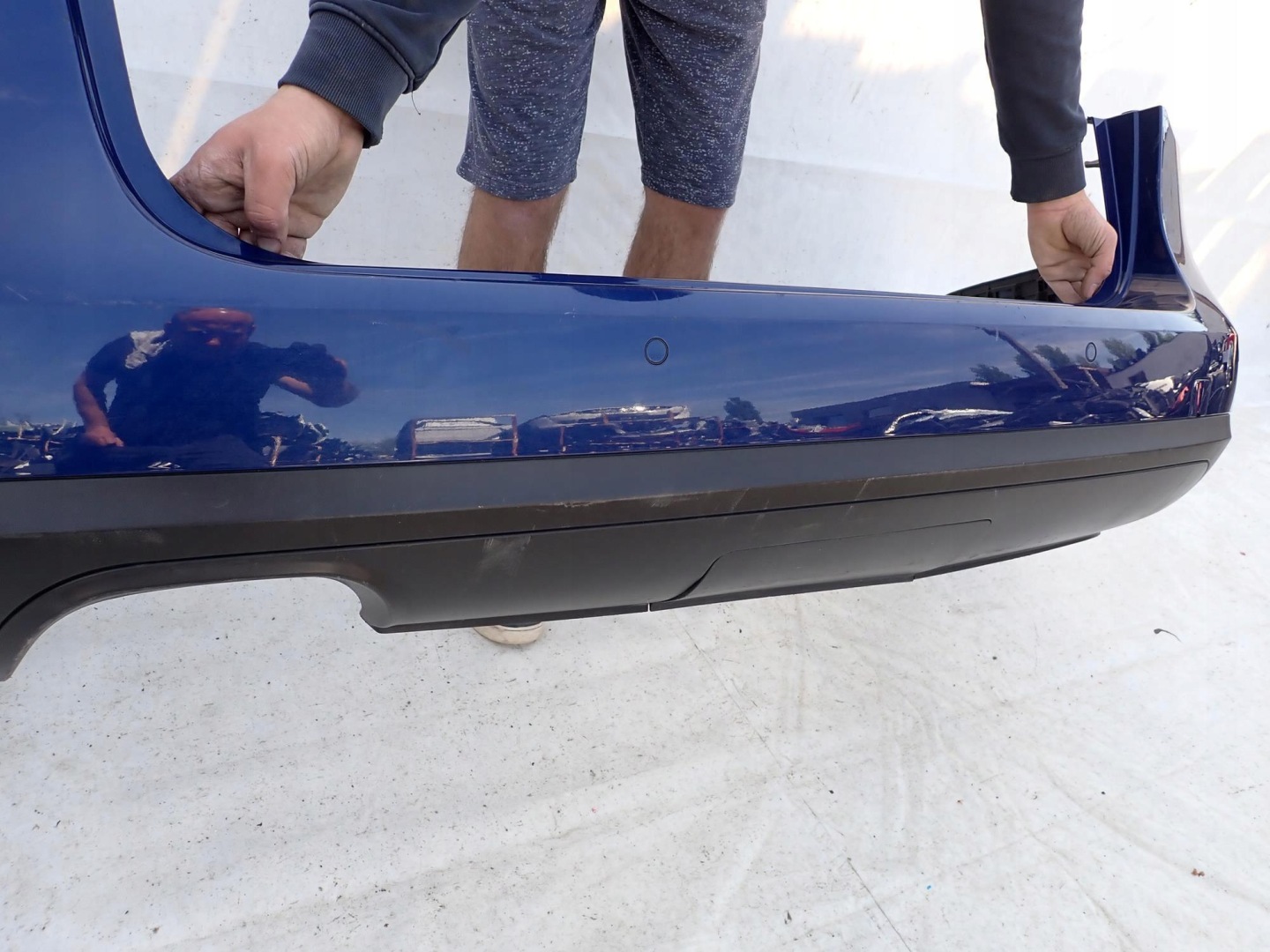 VW PASSAT B6 KOMBI 05-10 bumper rear part rear PDC