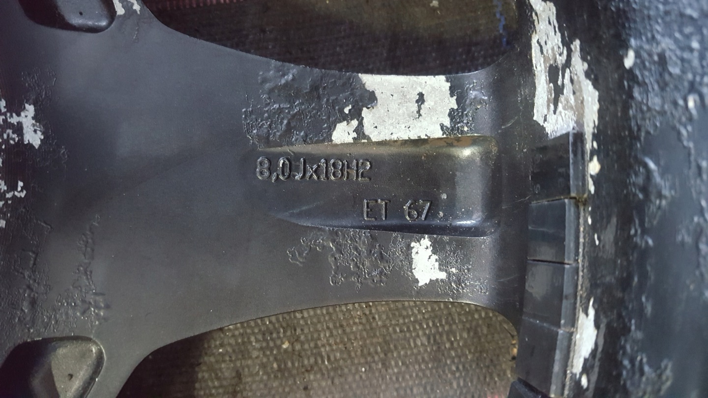 discs 8Jx18H2 5x112 ET67 46340 Brabus Mercedes ML