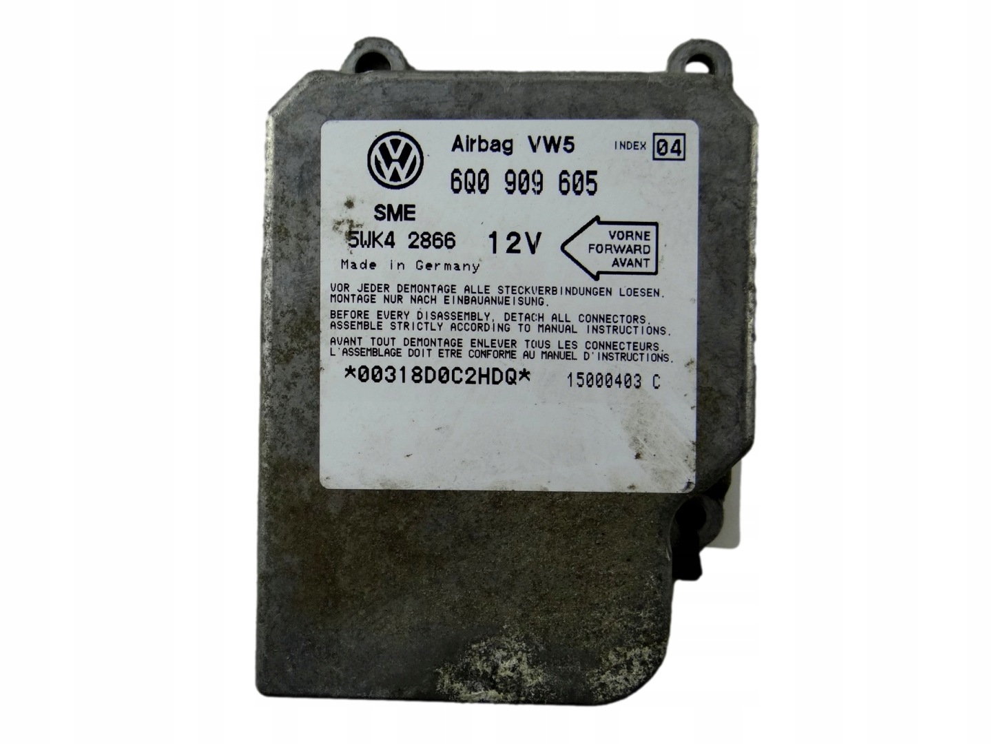 modulo SENSOR airbag FORD GALAXY MK1 6Q0 909 605