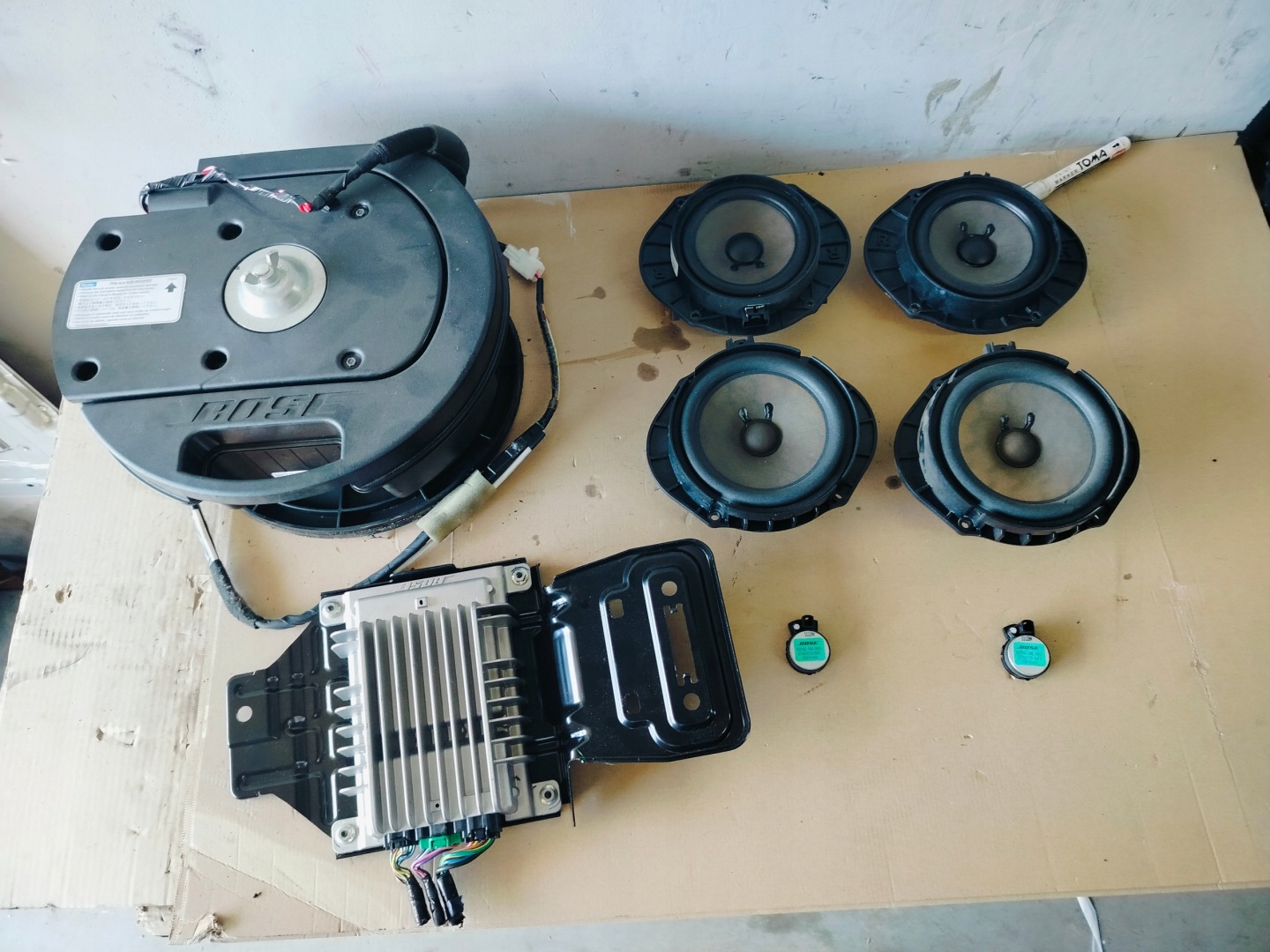 amplifier SUBWOOFER speakers BOSE MAZDA 6 II GH 07-12r