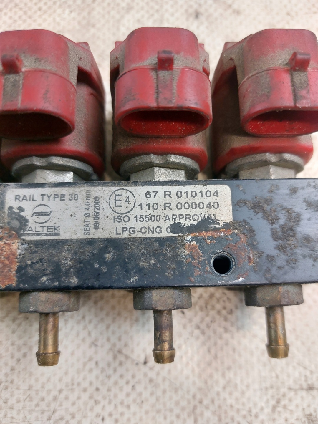 injection ramp LPG VALTEK 67R010104