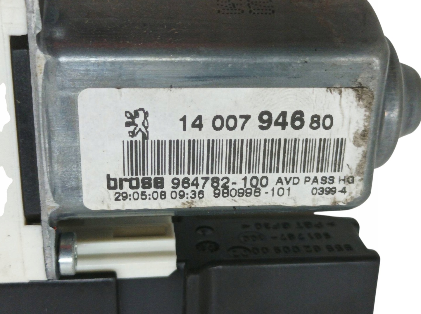 mechanism windows right front Citroen C8 and (2002-2014)