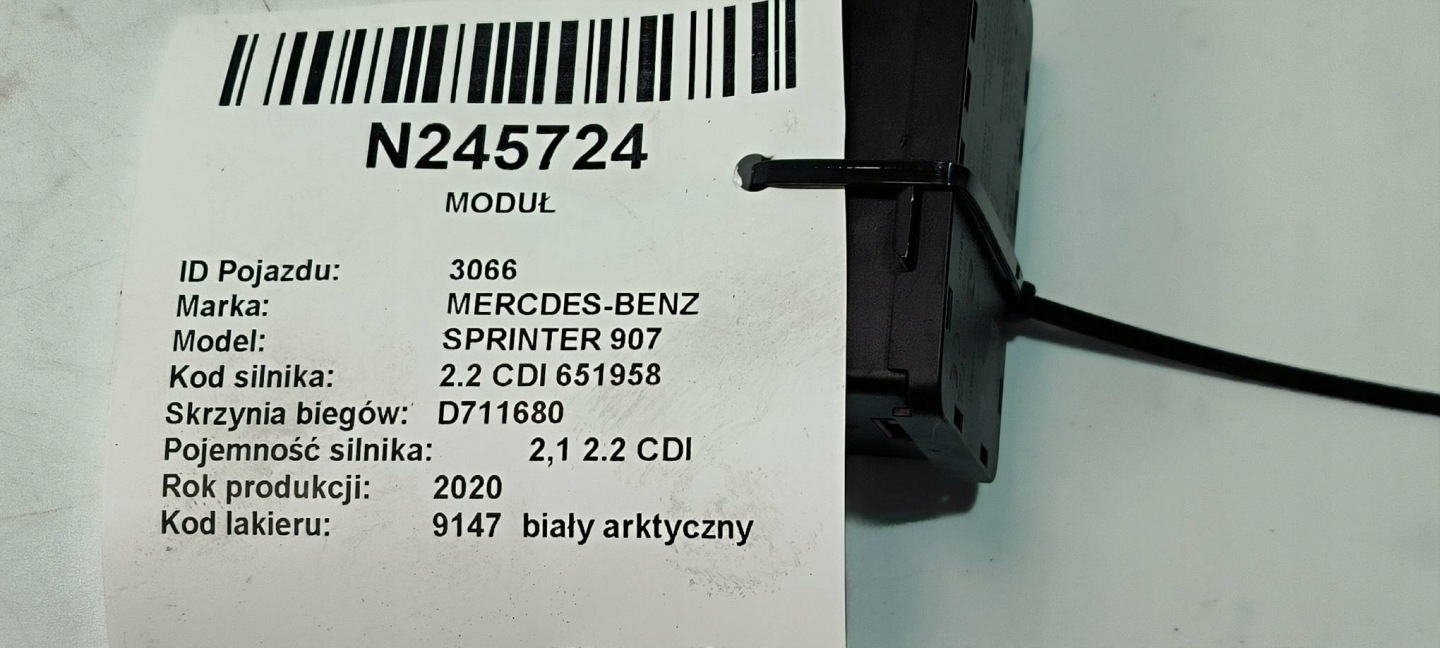modul A9079053807 MERCDES-BENZ SPRINTER 907