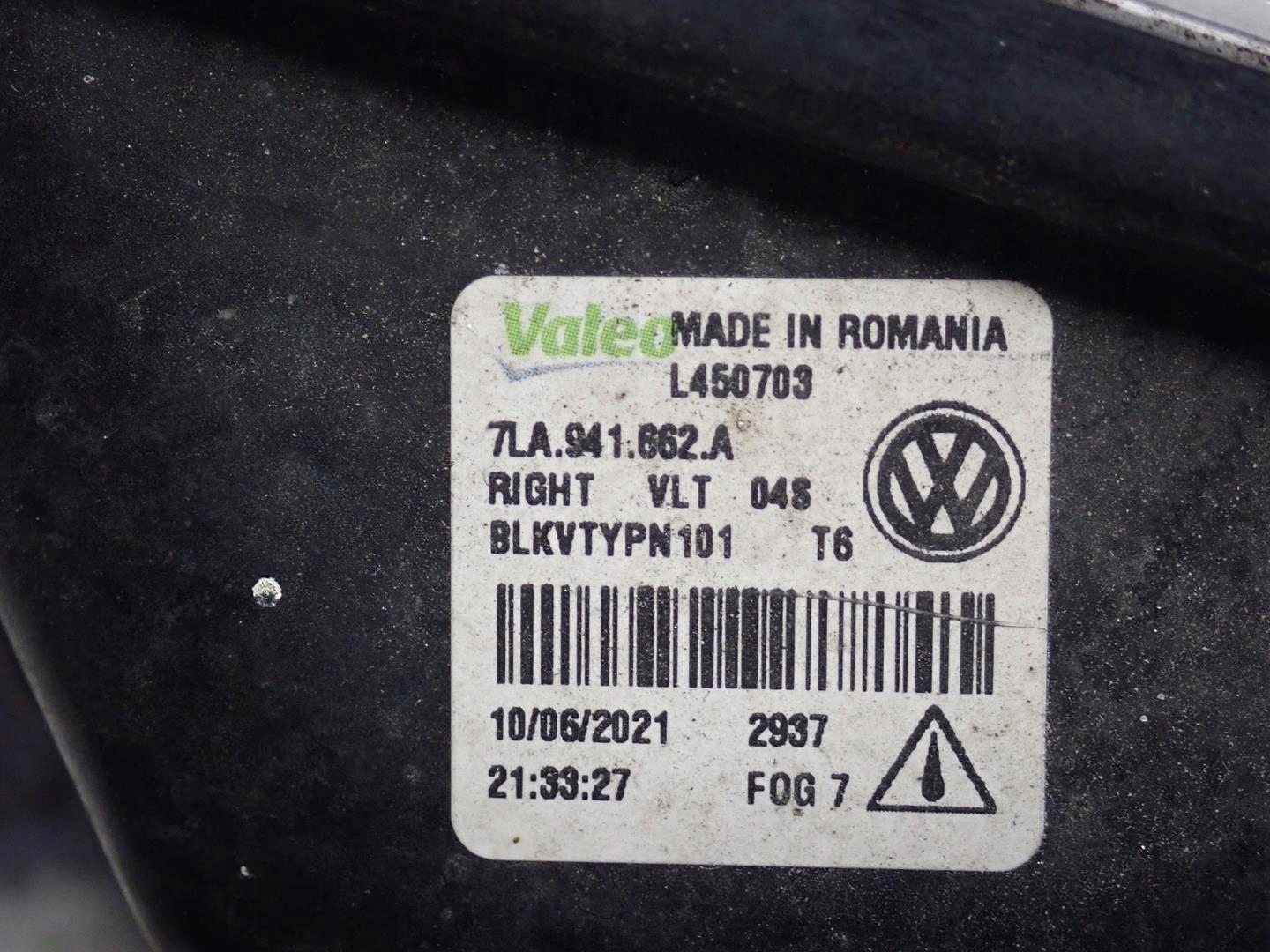 Nebelscheinwerfer rechts VW T6 LIFT 2019- 7LA941662A