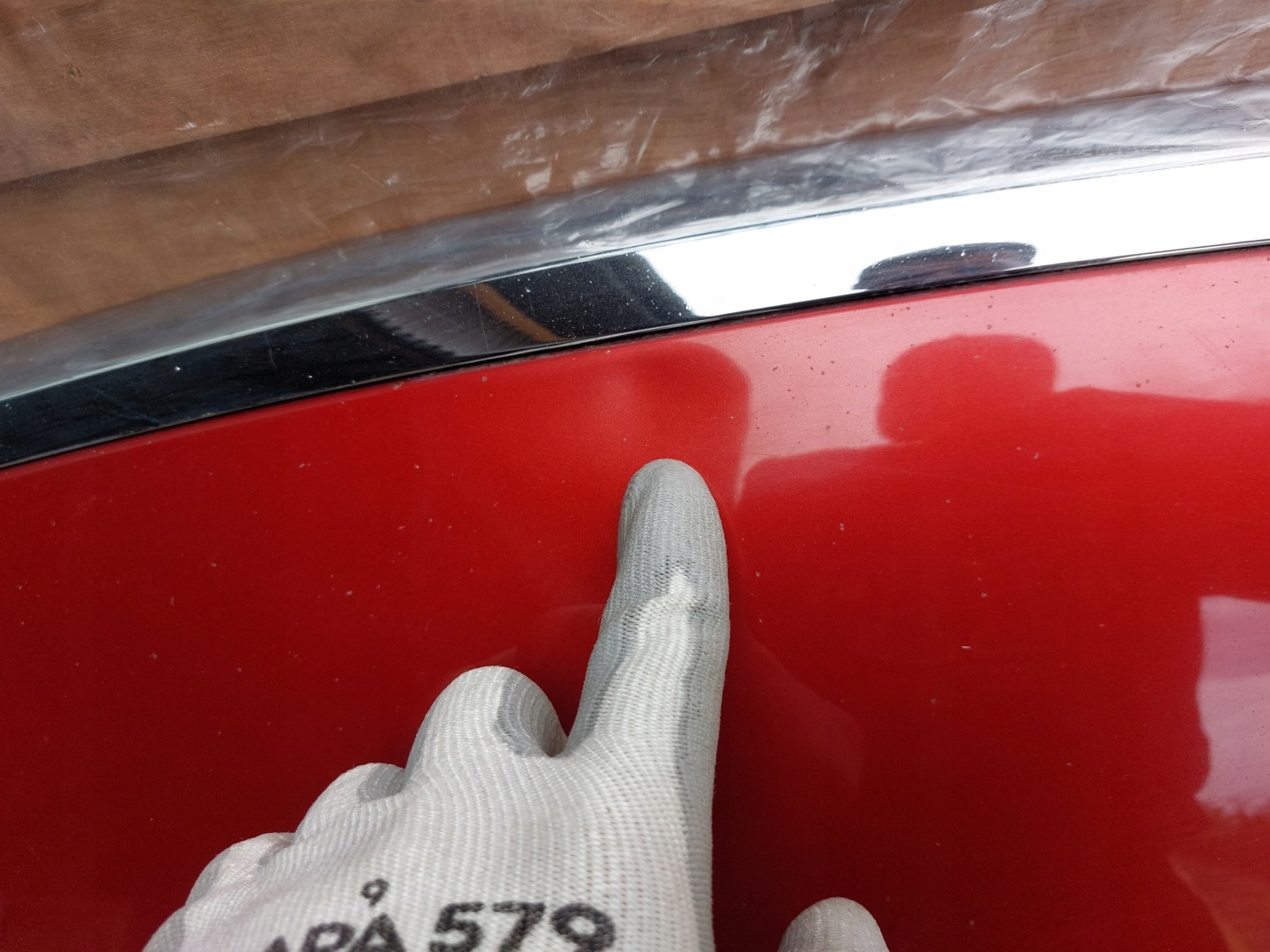 bonnet FORD MONDEO MK4 07-10r red